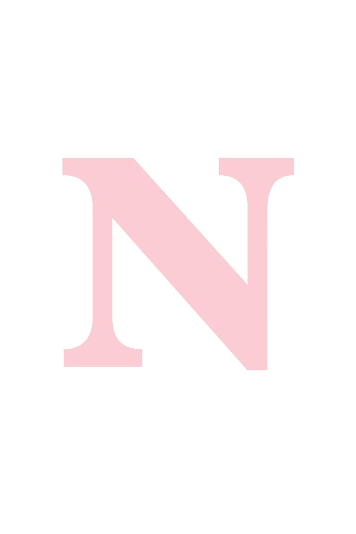 Karton Harf Banner Pembe N