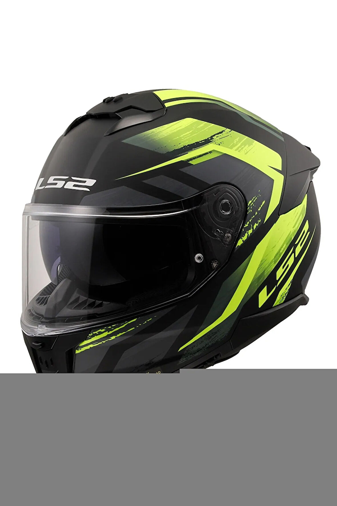 STREAM 2 FURY MAT SİYAH-GRİ-NEON SARI KASK S