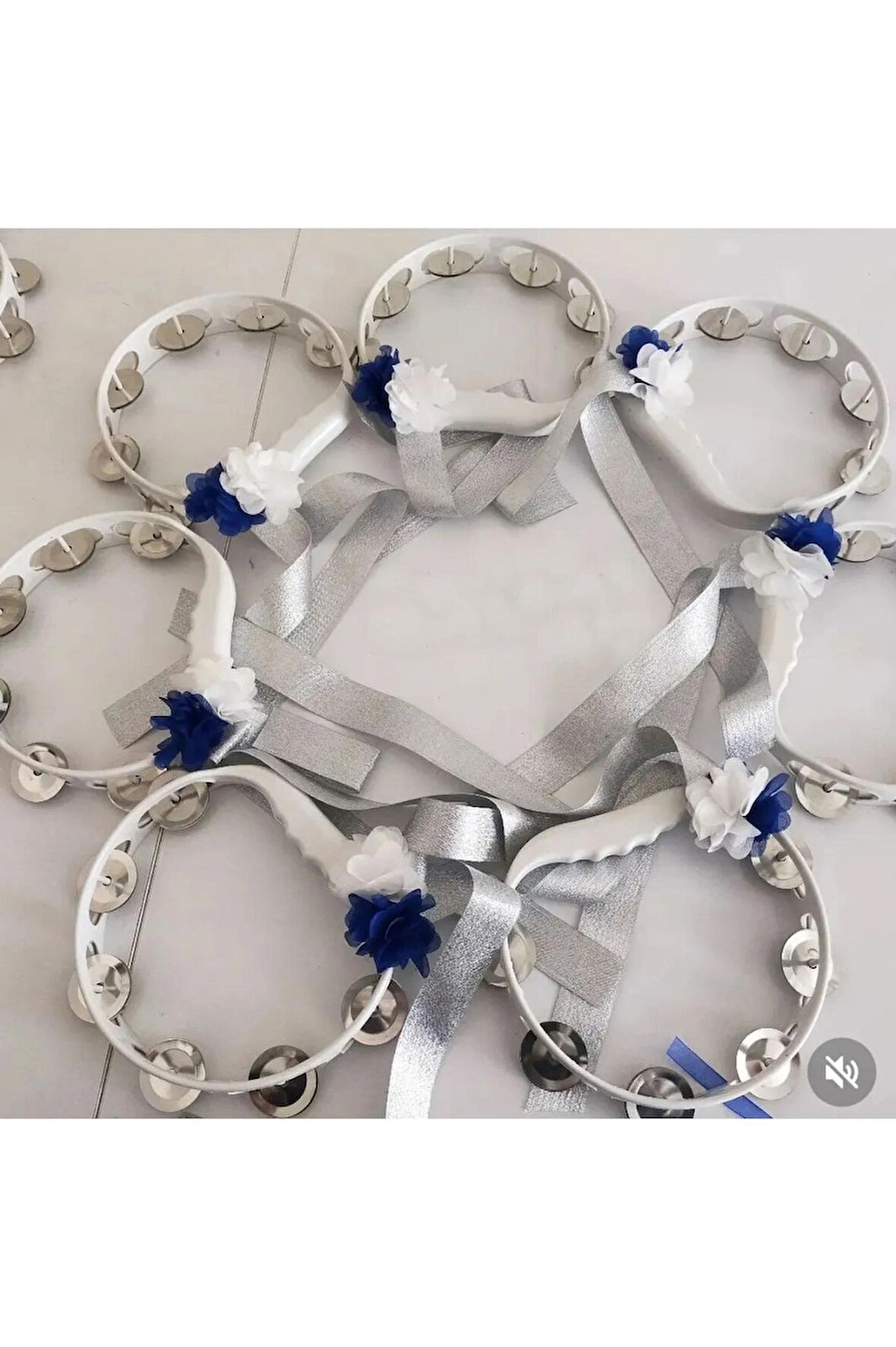  Kurdale Ile Süslenilmiş Tef Kına Defi Kına Malzemesi 10 Adet