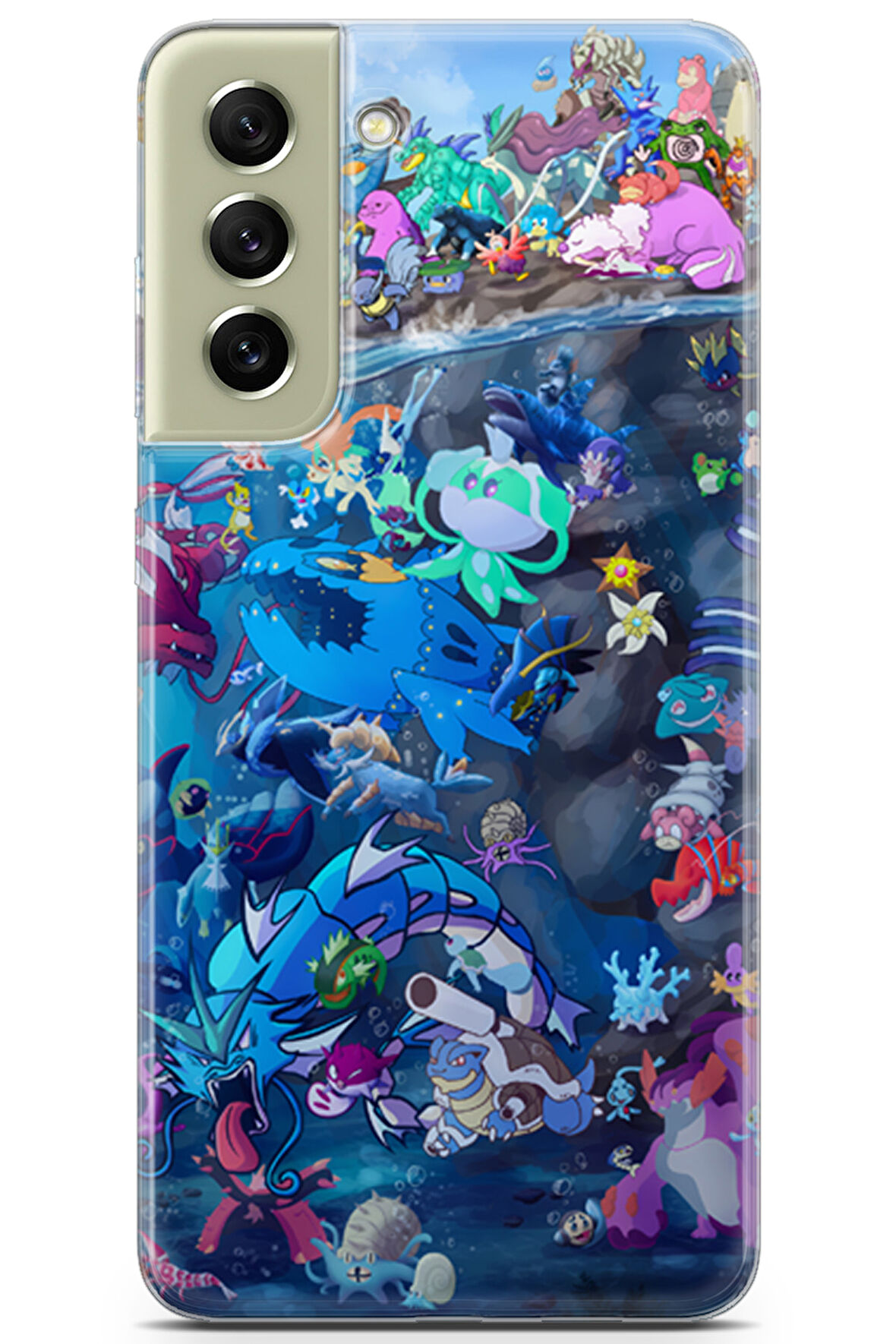Samsung Galaxy S21 FE uyumlu Pokemon 1 Baskılı Kapak Pokemon I