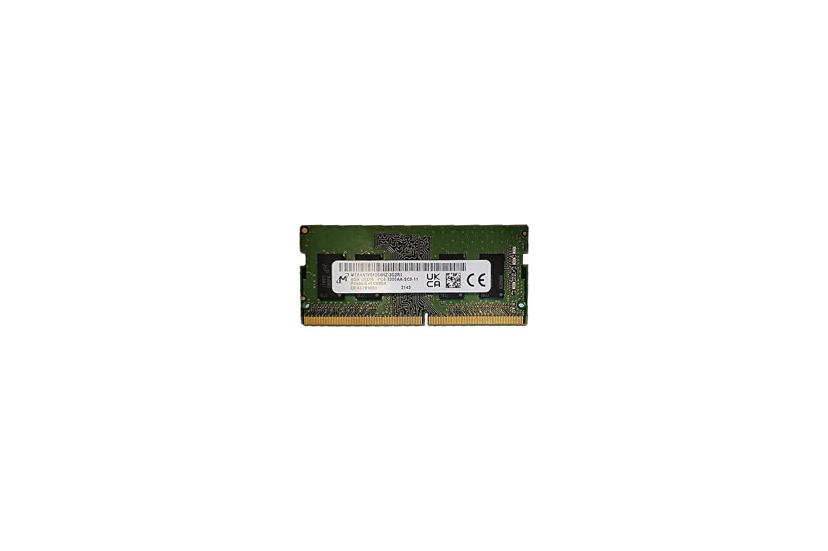 MTA 4GB DDR4 3200Mhz 1Rx16 CL22 Notebook Ram (Kutusuz) (1.2V)