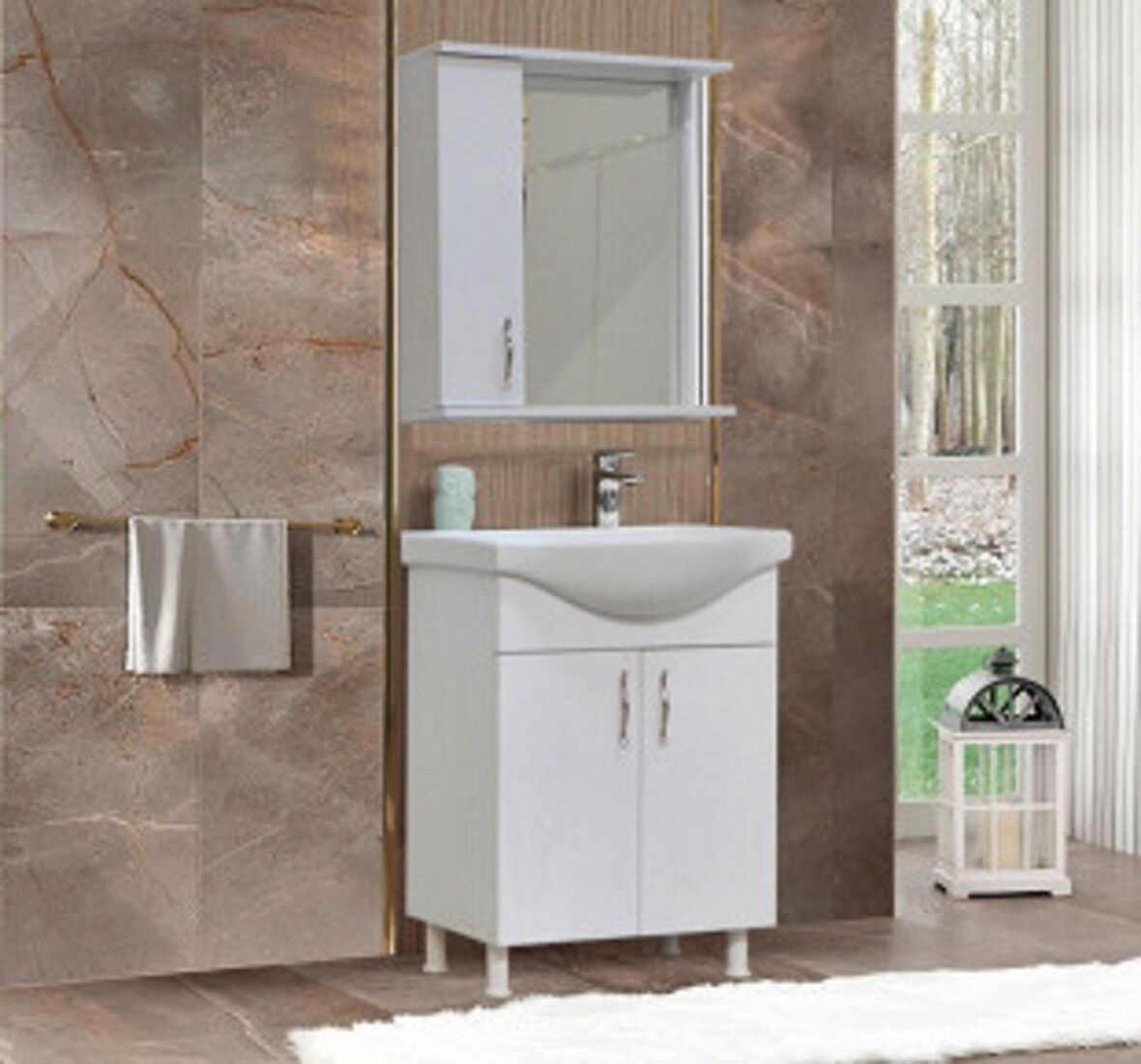 KLASİK BANYO DOLABI 65 CM TAKIM