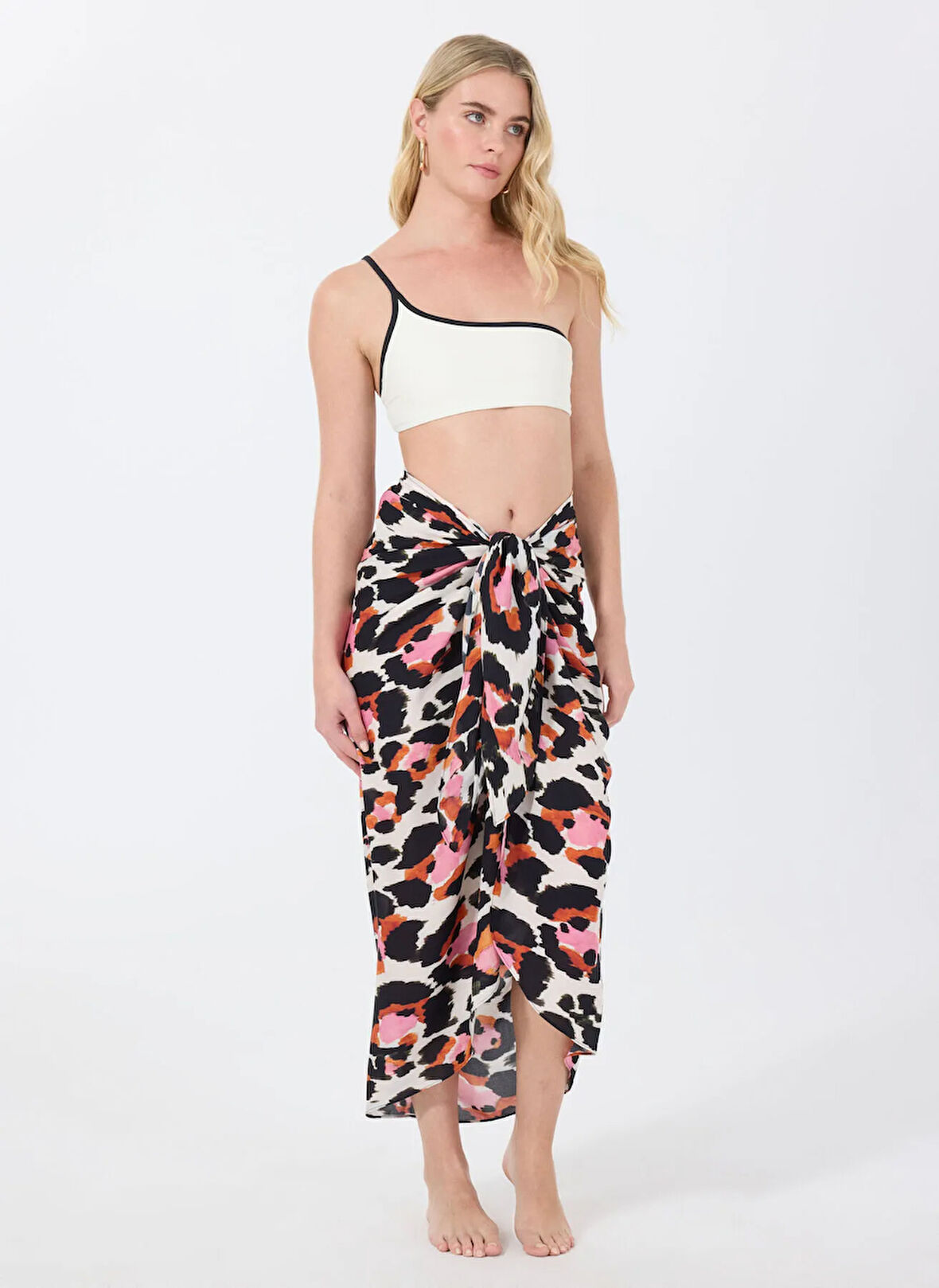 Maliluha Çok Renkli Kadın Pareo Pinky Panther Pareo