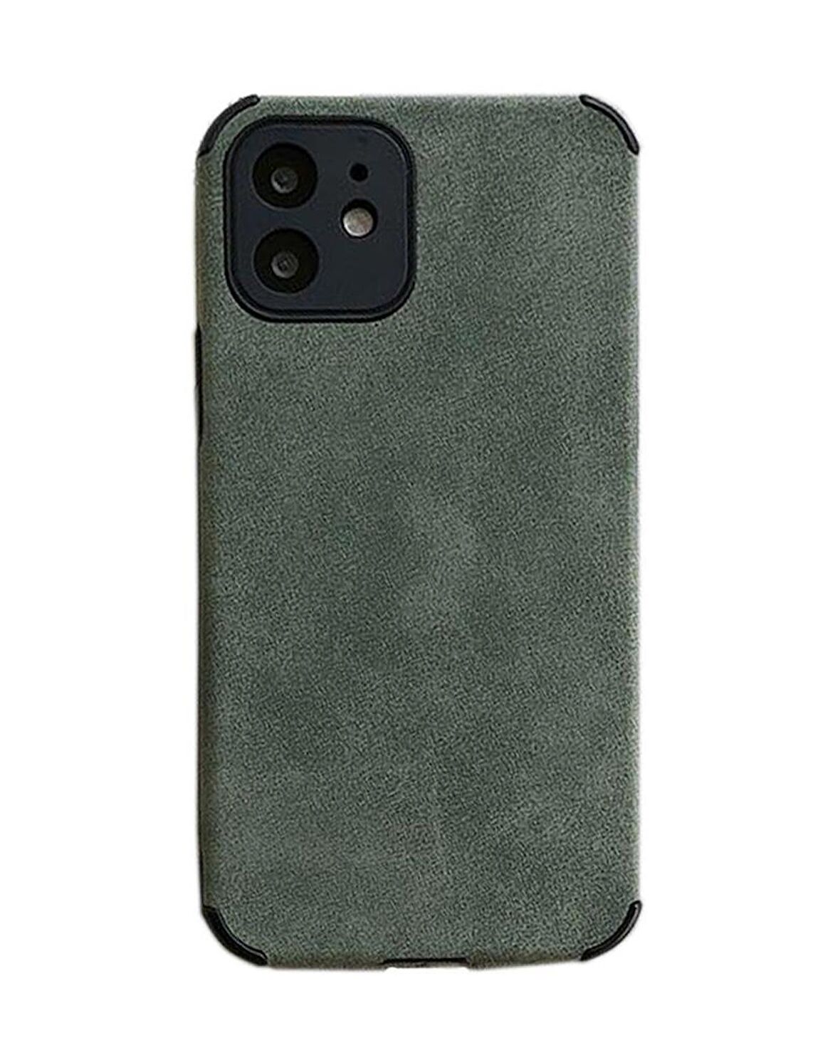  iPhone 11 Pro Max Köşe Korumalı Antik Deri Telefon Kılıfı