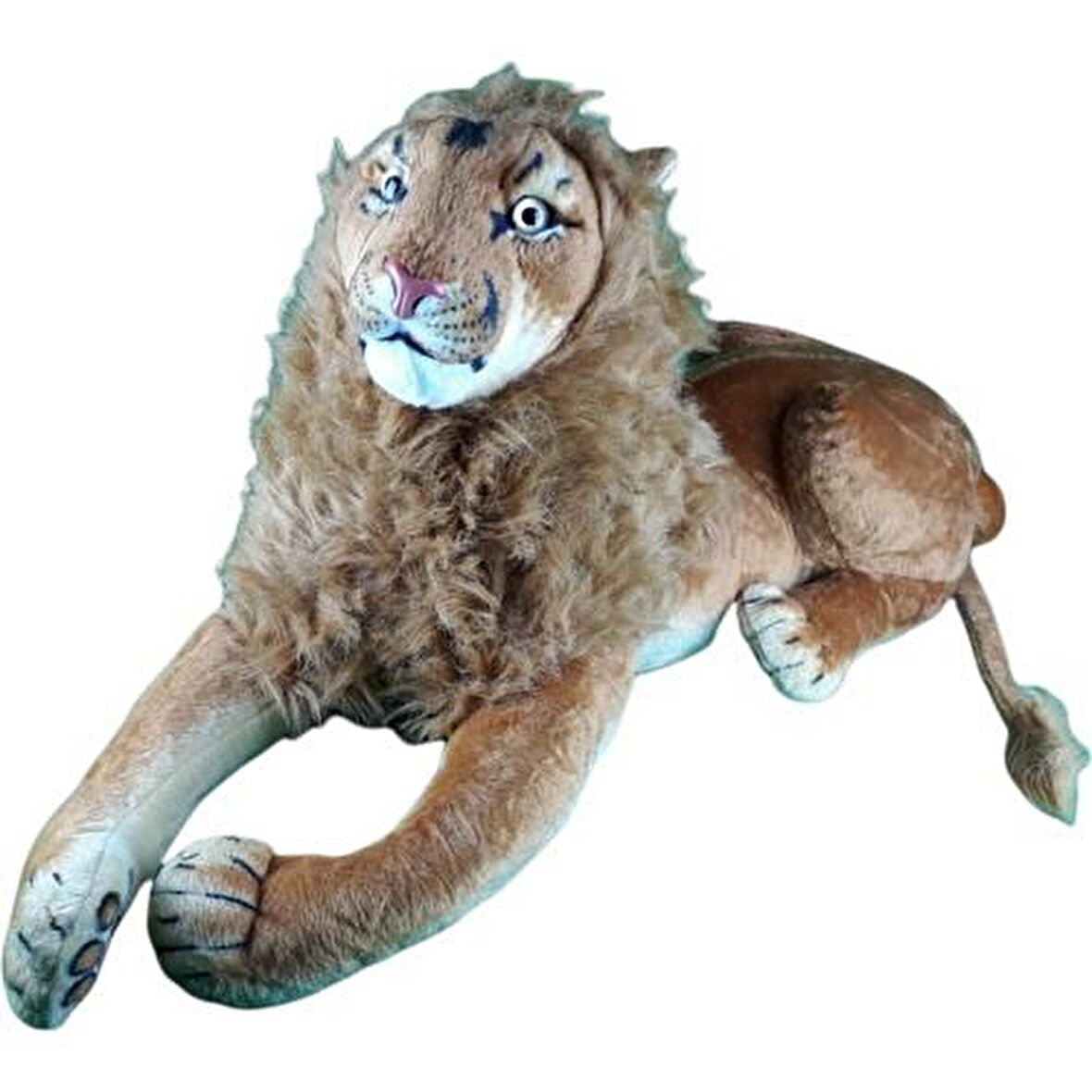 Peluş Yatan Aslan 108 Cm