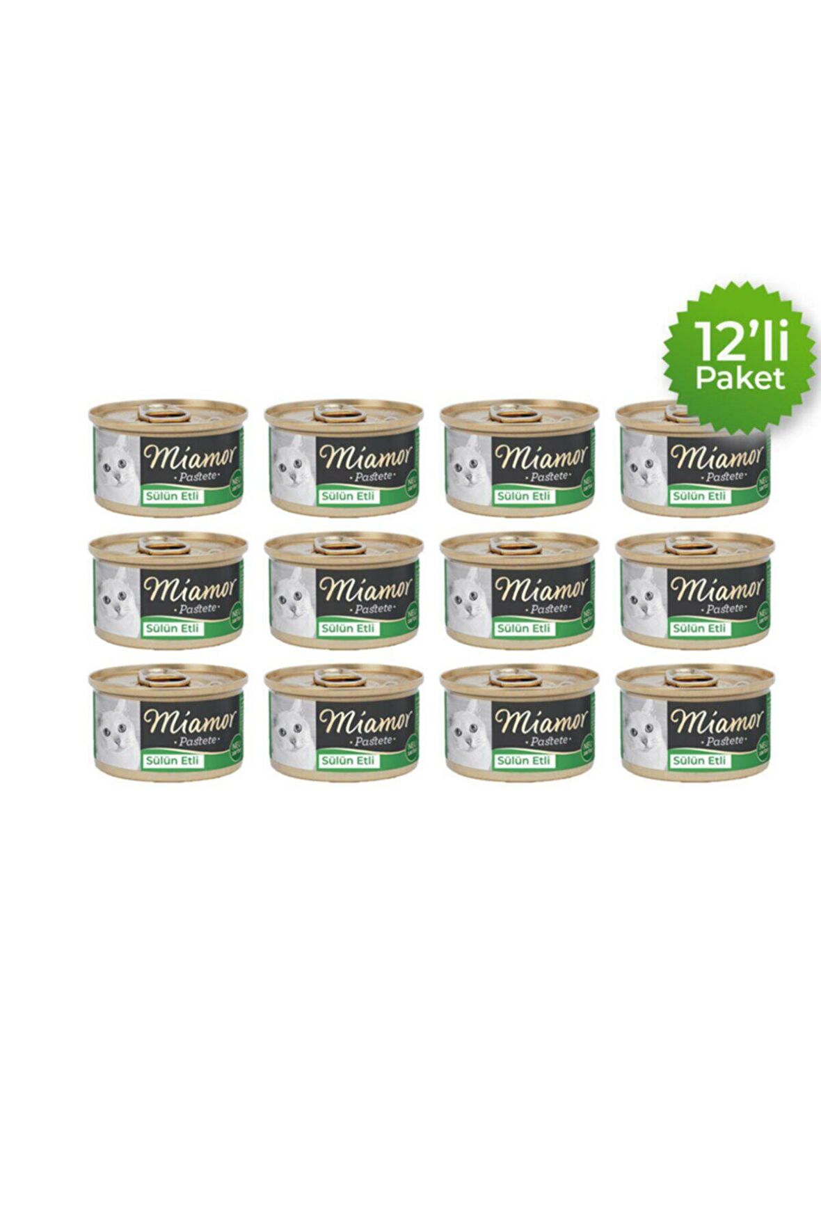 Miamor Pastete Kedi Yaş Maması Sülünlü 12 x 85gr