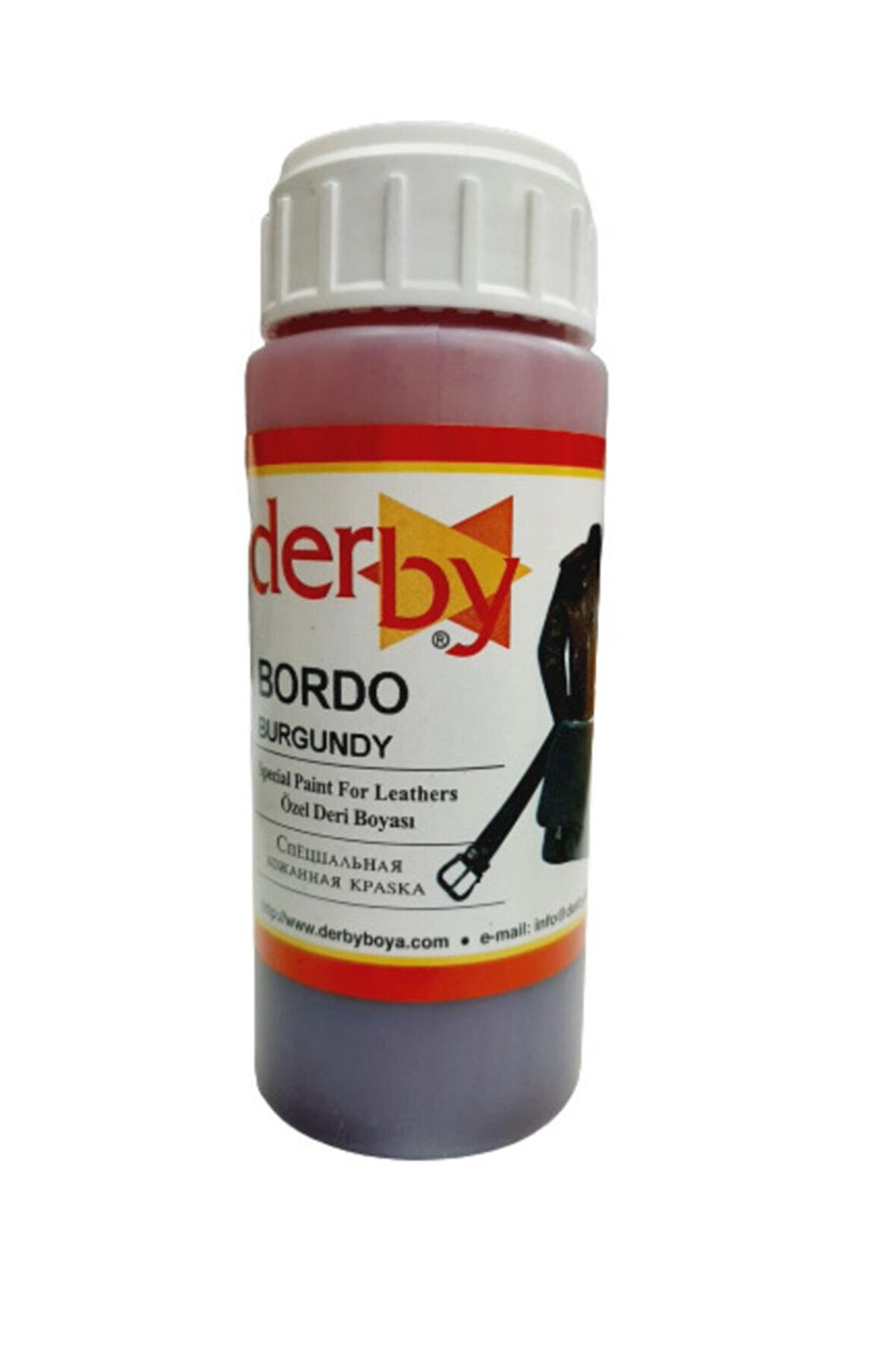 Bordo Deri Eşya, Çanta, Kemer Ve Mont Boyası 100 Ml