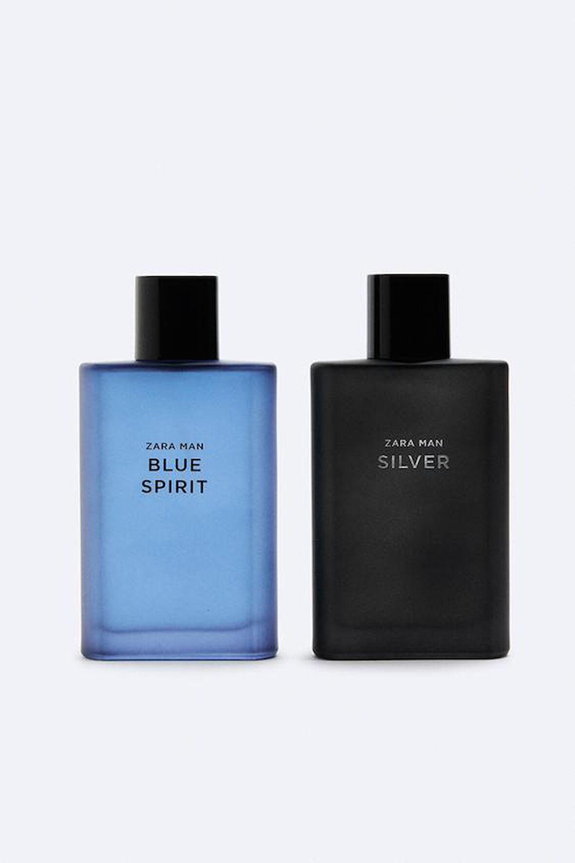 ZARA MAN SILVER + ZARA MAN BLUE SPIRIT EAU DE TOILETTE 2 X 90 ML  indirimsehri