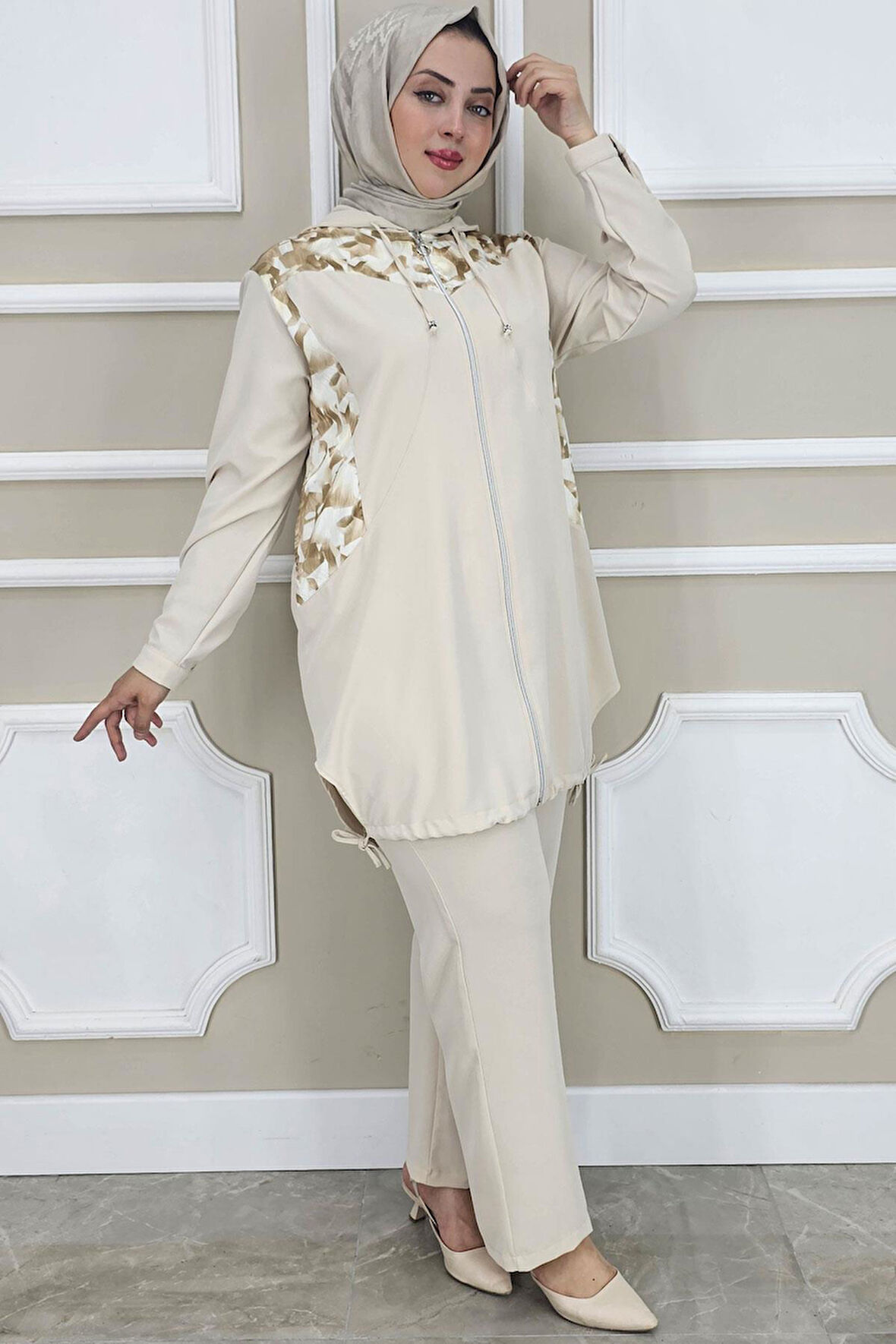 KADIN KOMBİN DETAYLI TESETTÜR TAKIM