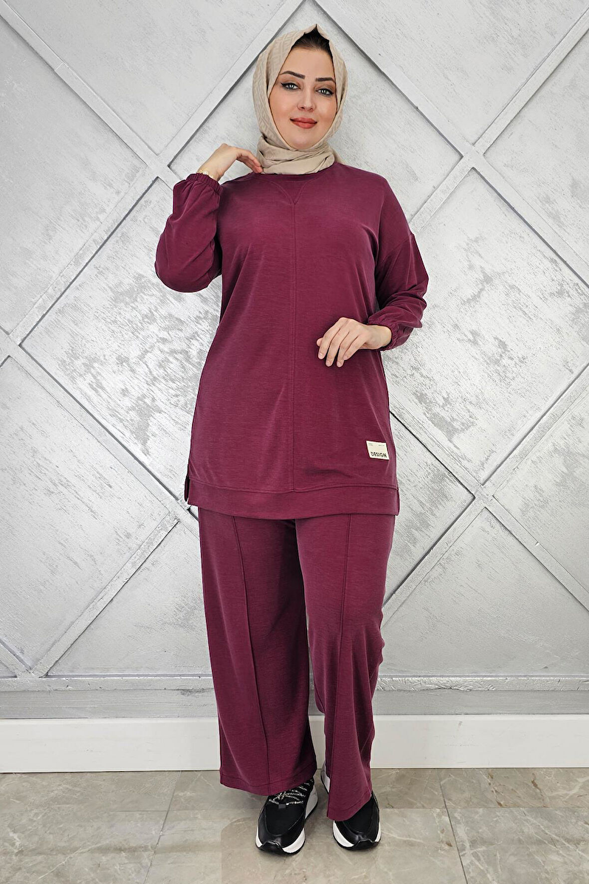 KADIN KOL LASTİKLİ TESETTÜR TAKIM