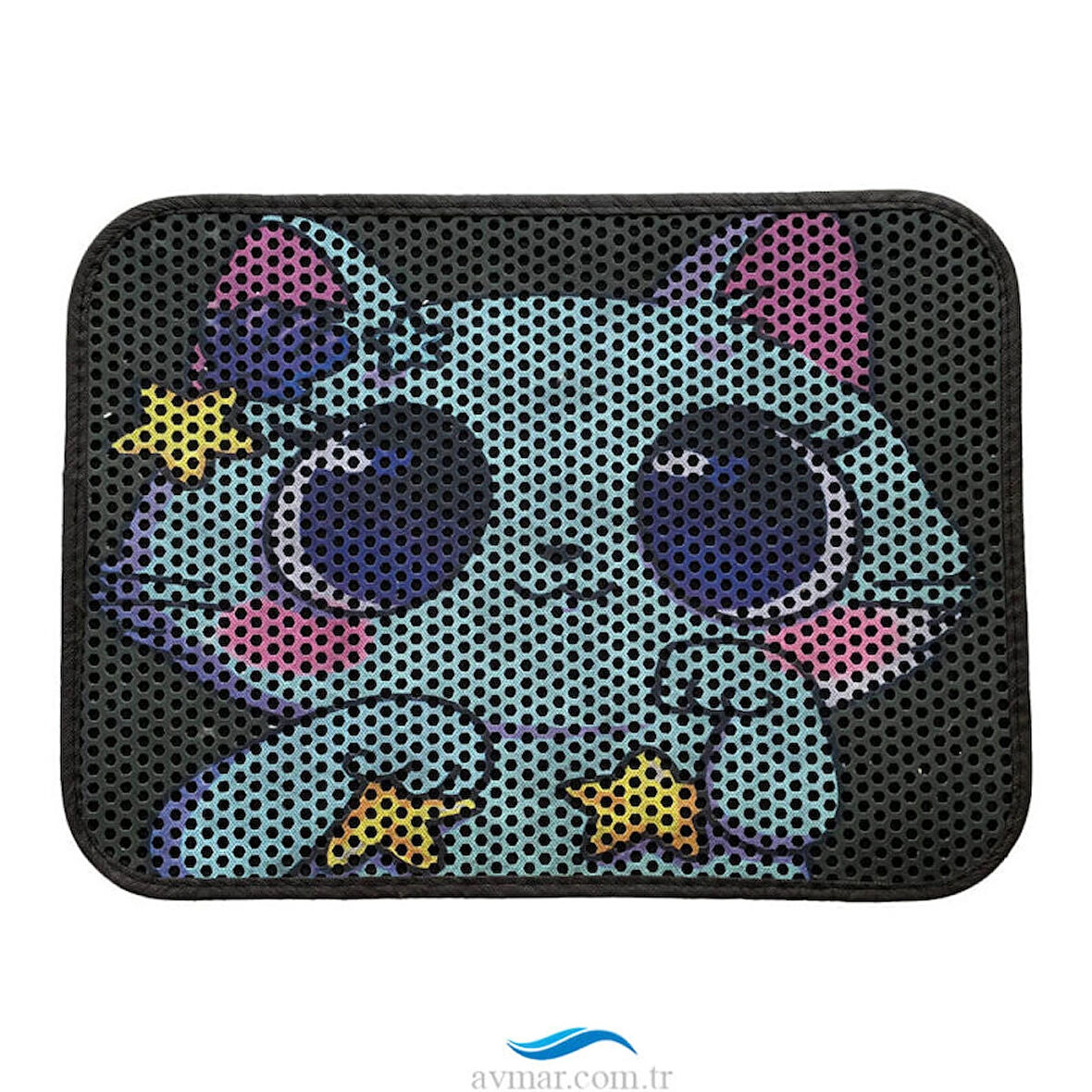 Elekli Desenli Kedi Paspası
