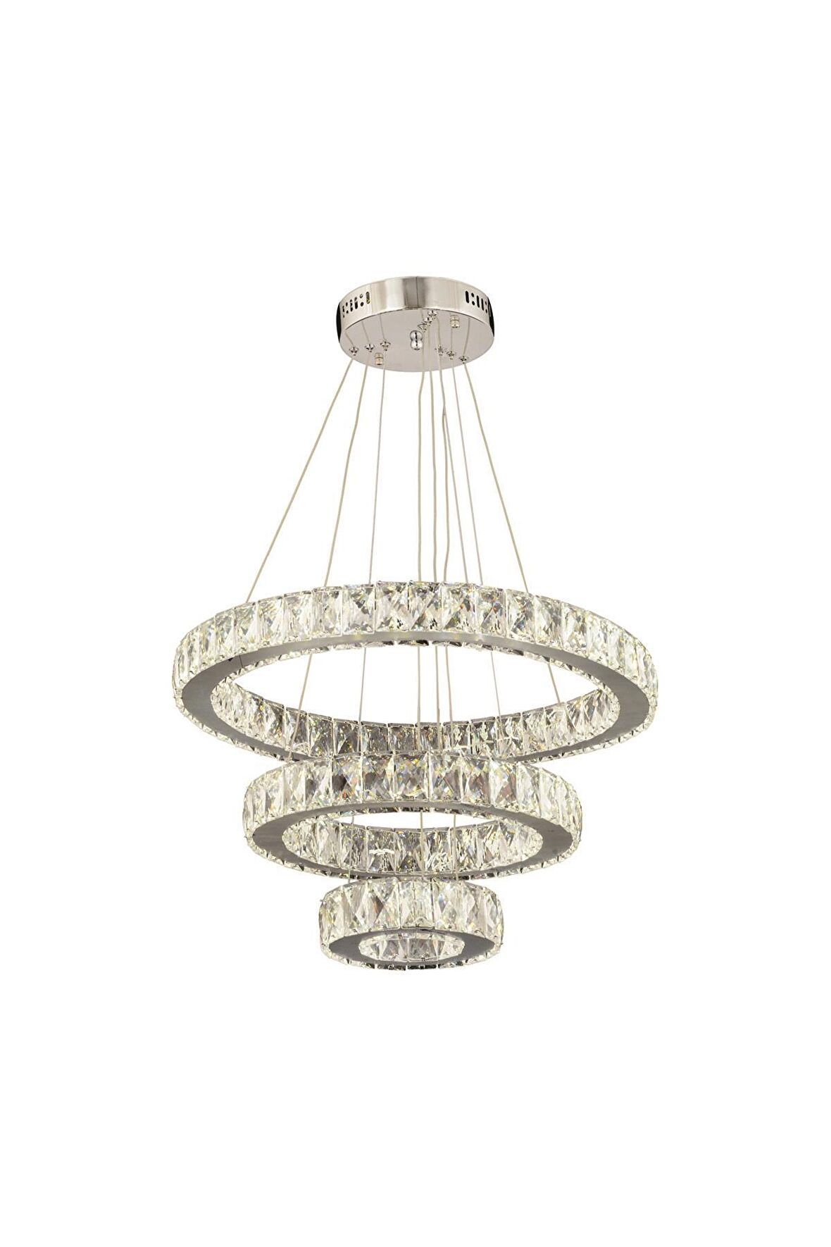 Genç 3 LüKrom Led Avize