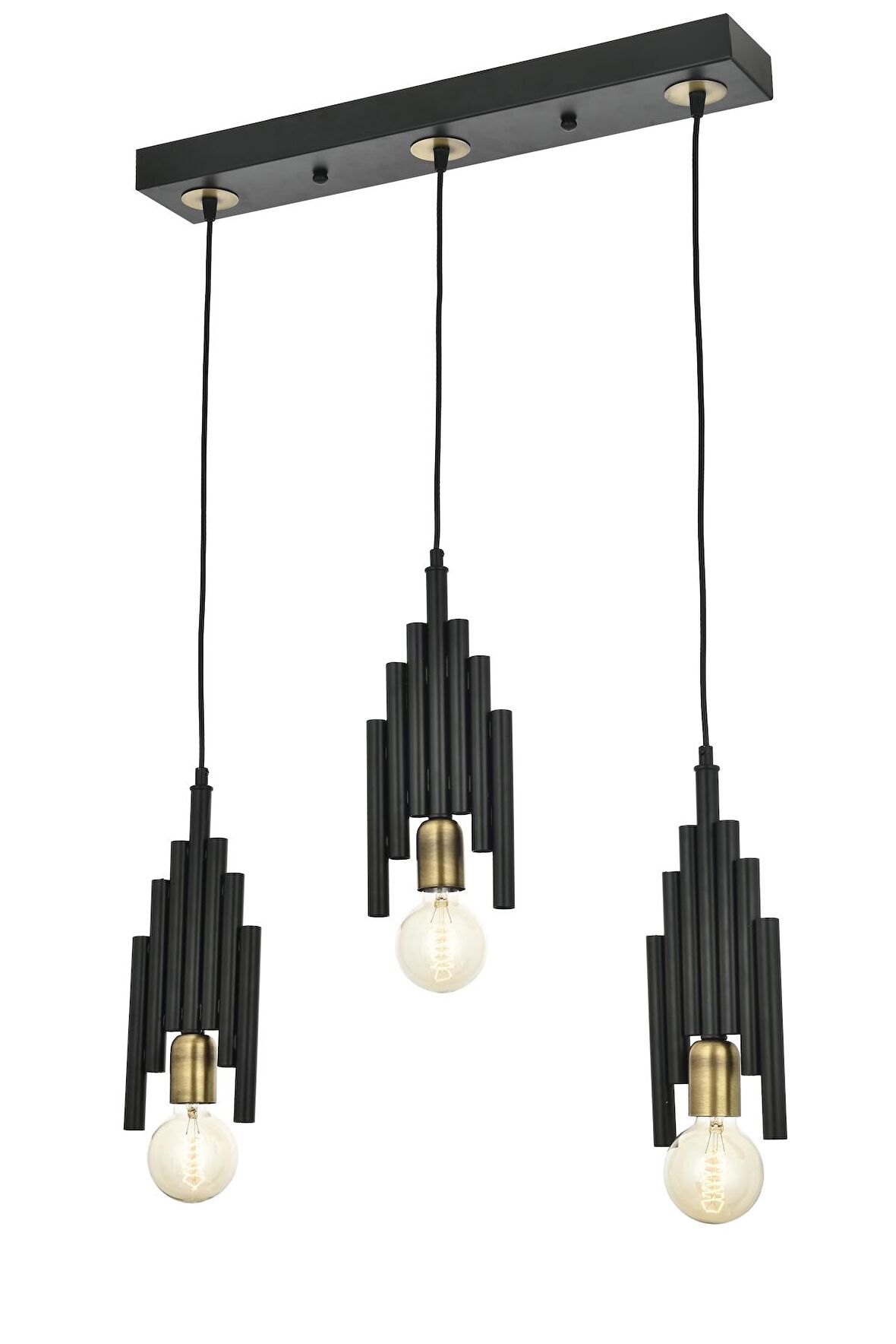 Truva Yemek Masası Siyah Modern