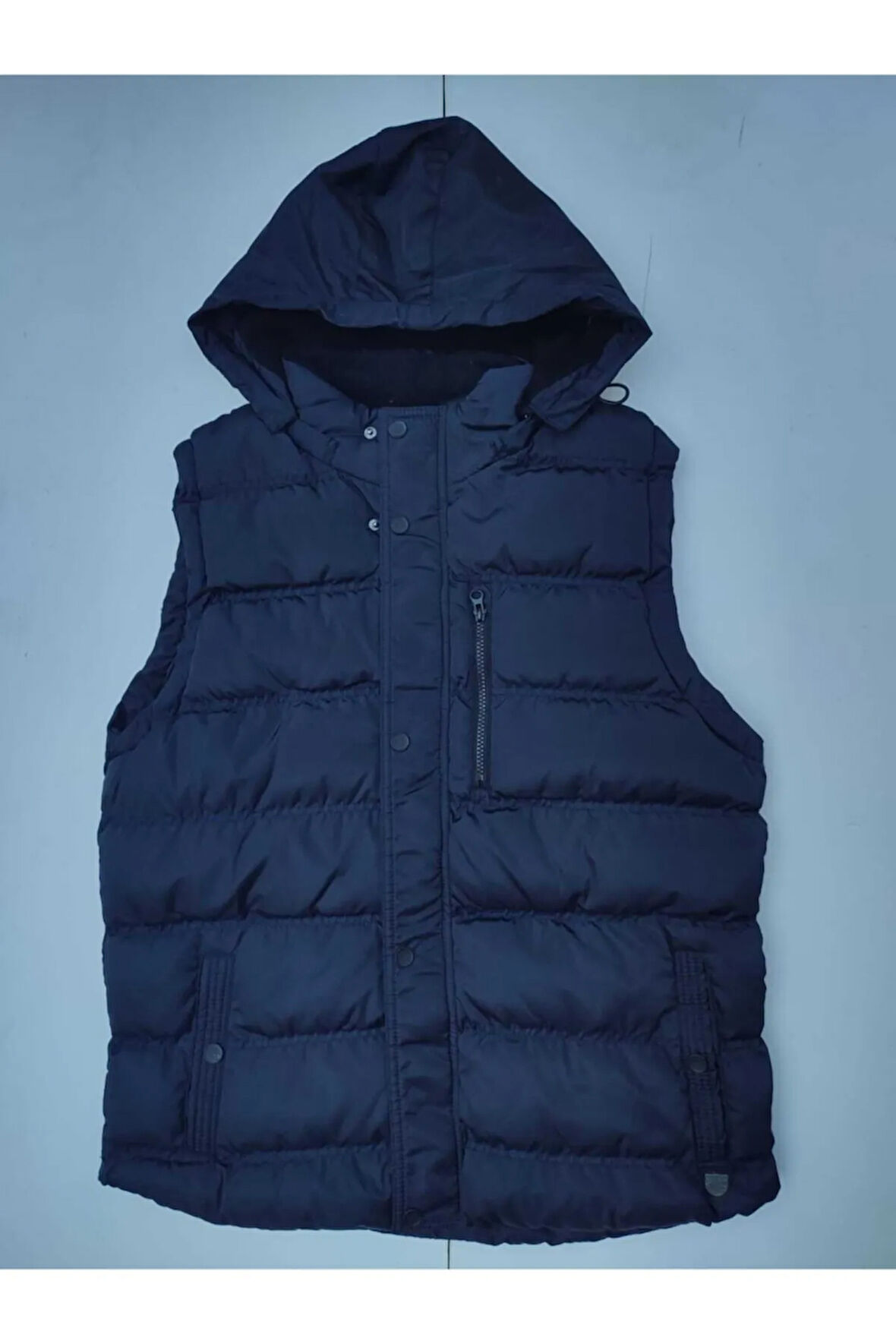 Bluesmoda Staff Içi Polarlı Kapüşonlu Yelek
