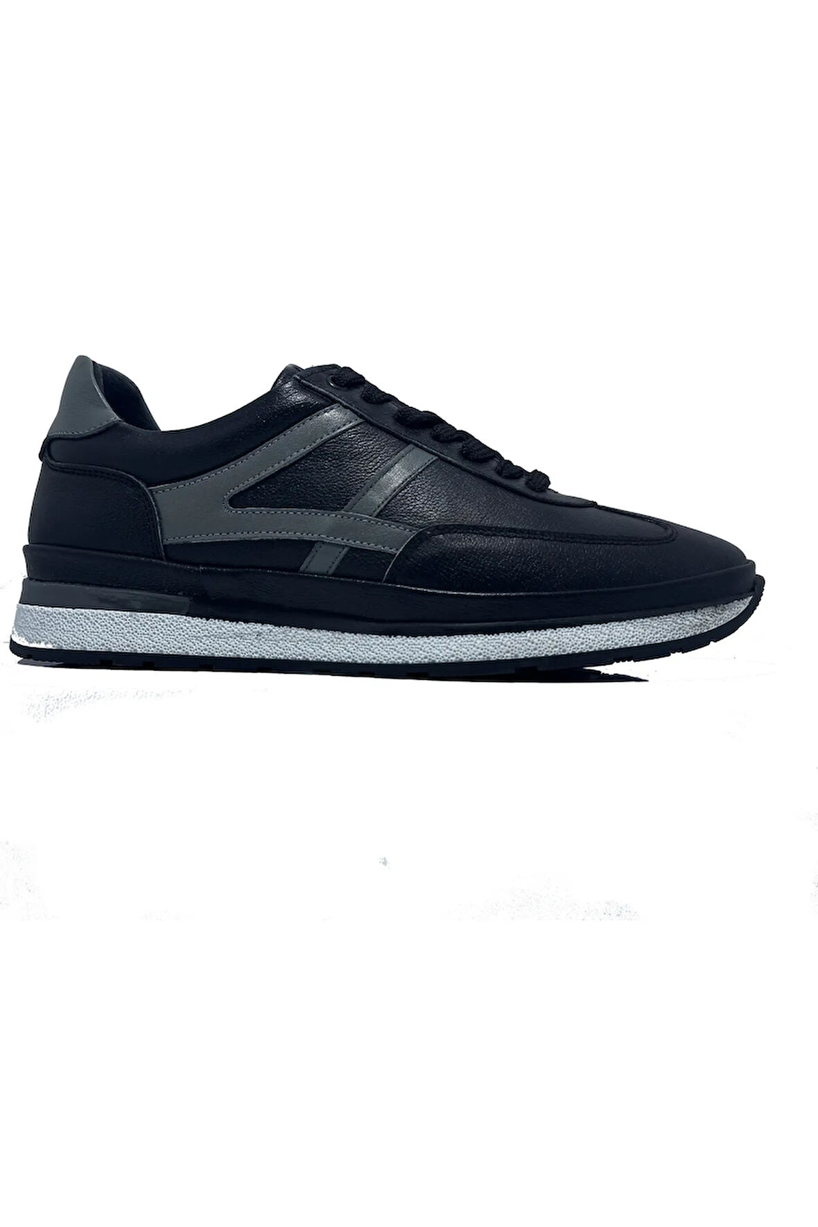 Ayaktarz MİWANO Siyah Hakiki Deri Günlük Rahat Erkek Ayakkabı