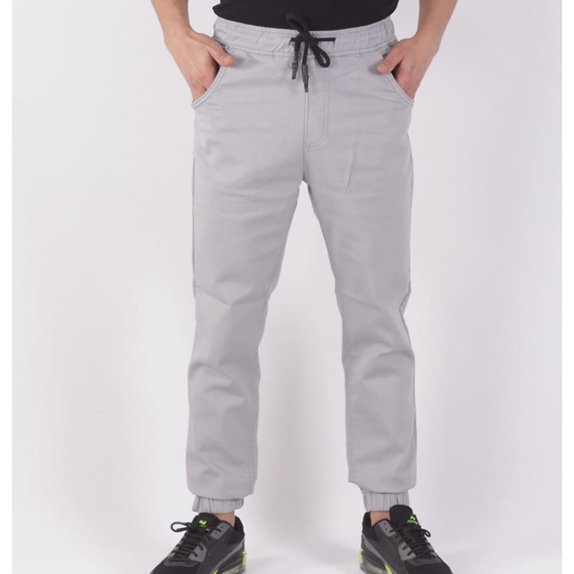 BLACK STEEL BEL VE PAÇA LASTİKLİ JOGGER PANTOLON-13000