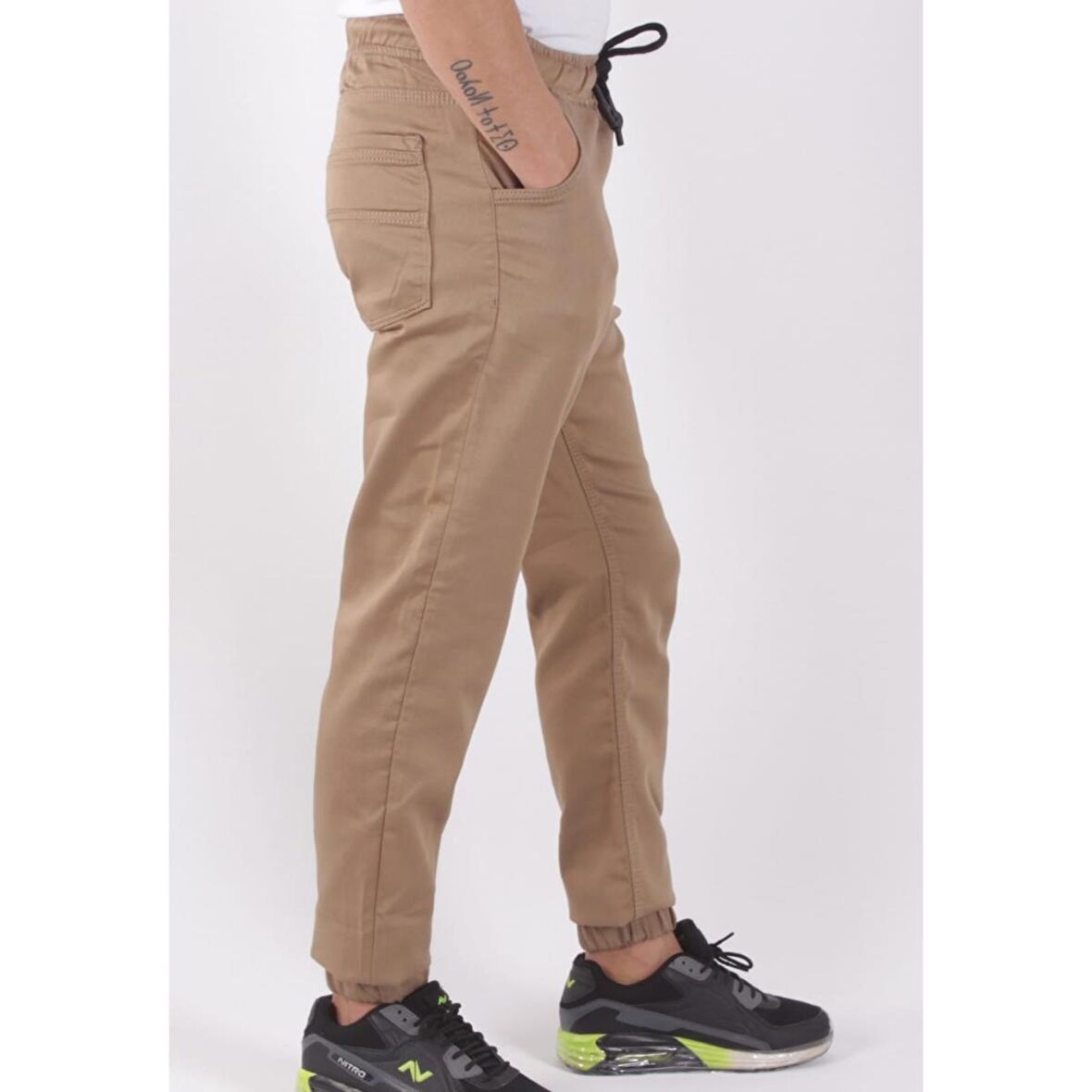 BLACK STEEL BEL VE PAÇA LASTİKLİ JOGGER PANTOLON-13000