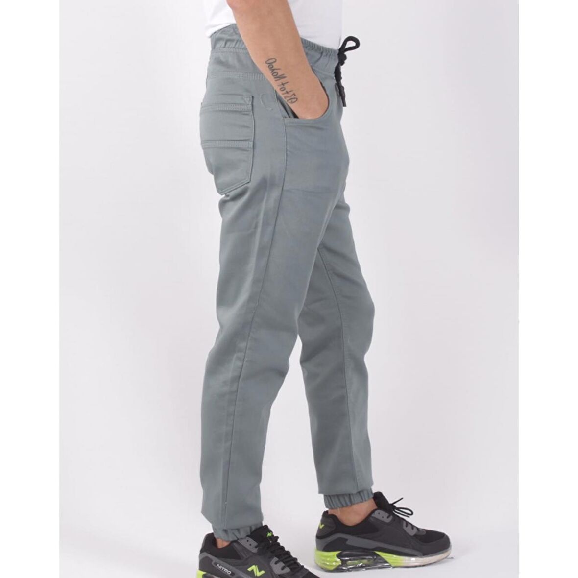 BLACK STEEL BEL VE PAÇA LASTİKLİ JOGGER PANTOLON-13000