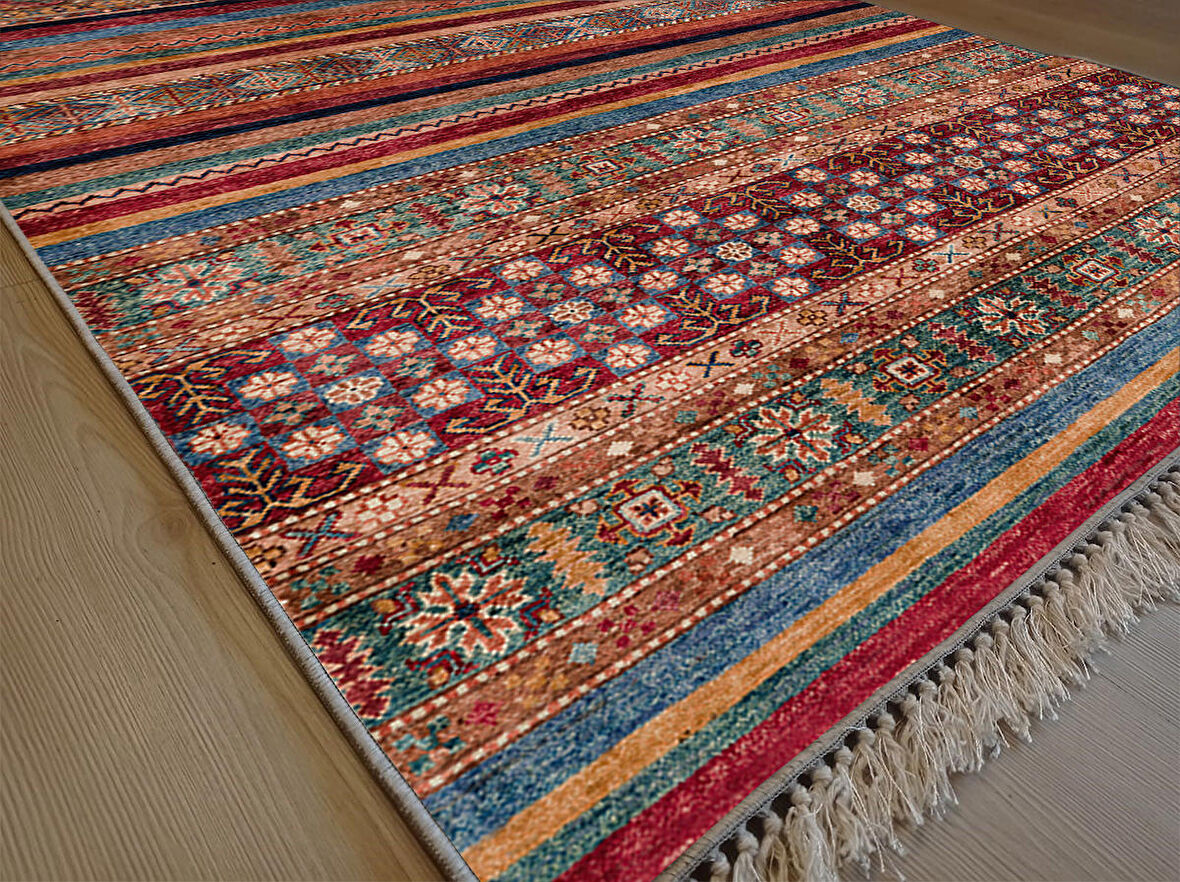 ALDORA DİJİTAL BASKILI PVC TABAN KAYMAZ HALI