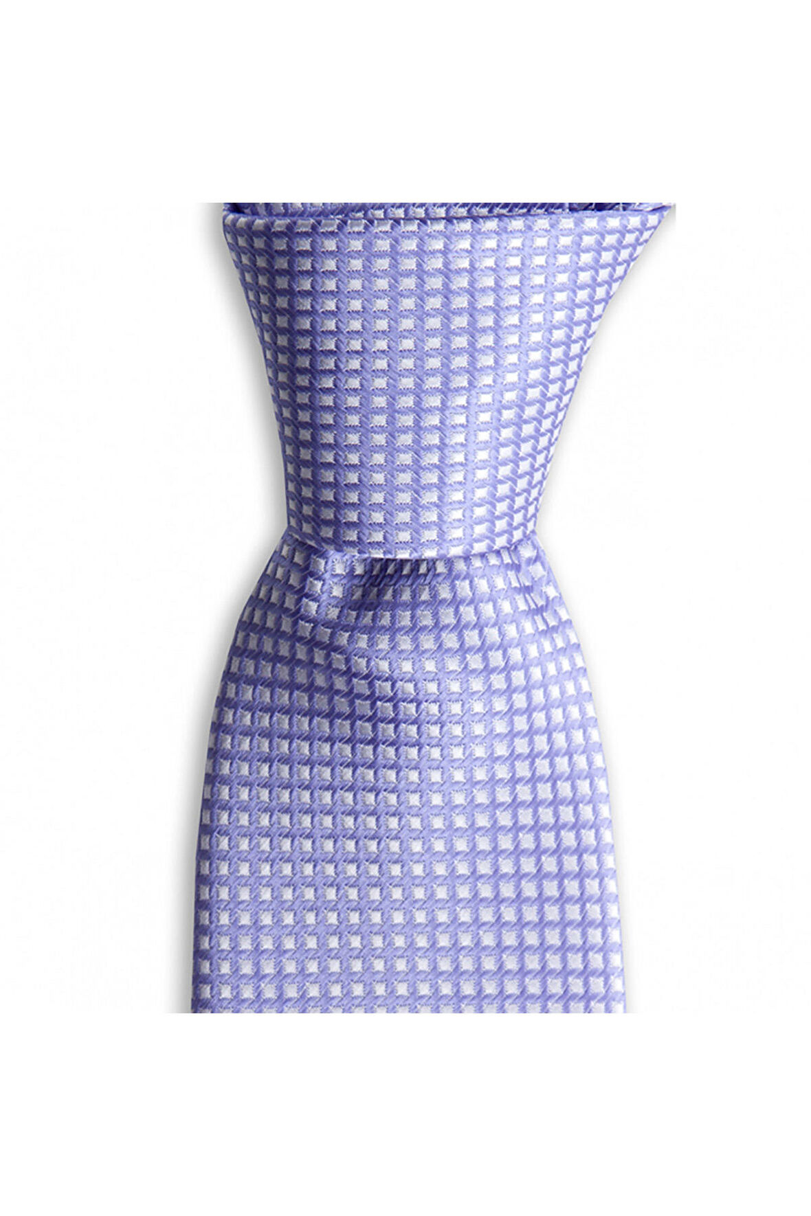 Lila desenli 8 cm genişliğinde kravat