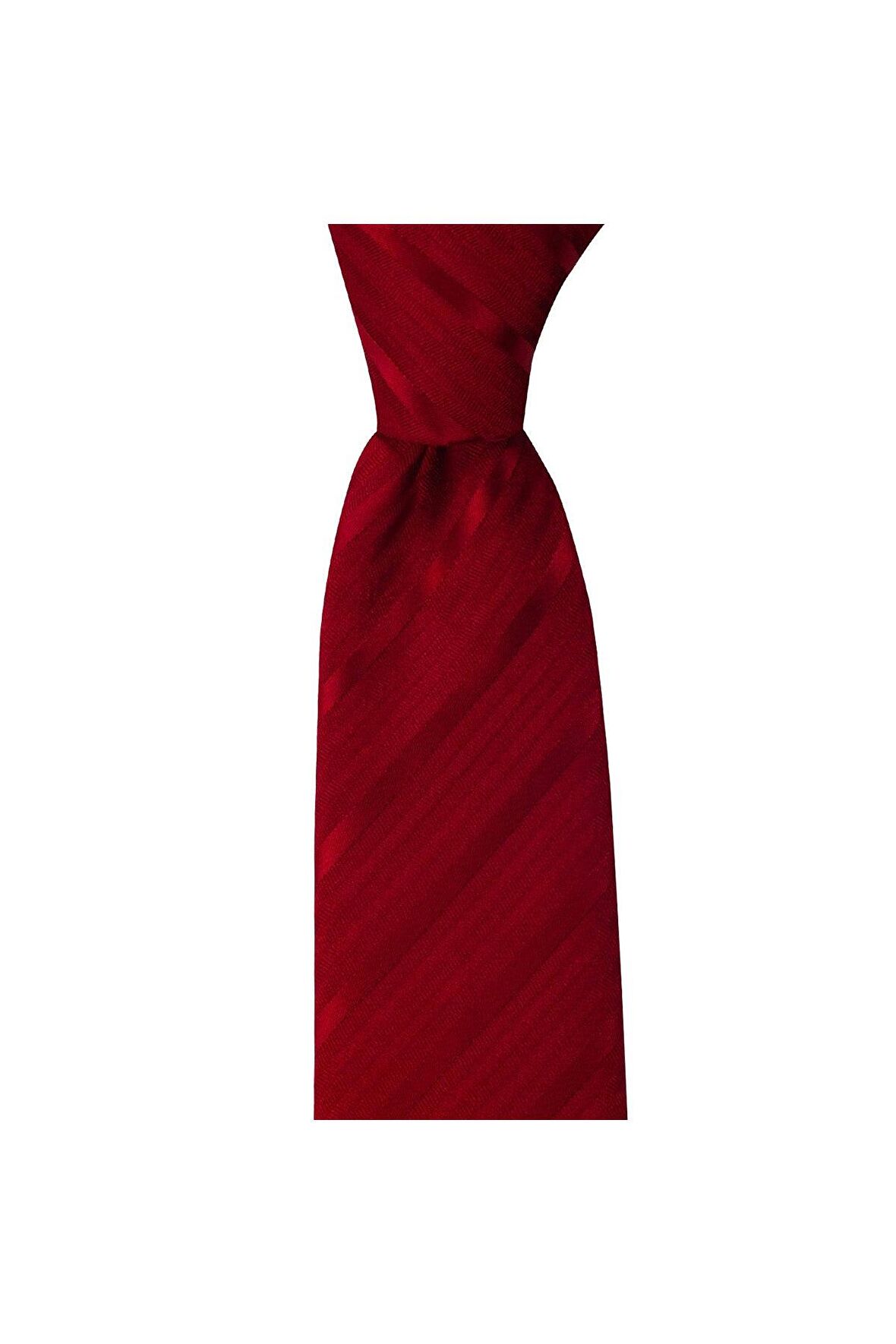 Kırmızı çizgili 8 cm genişliğinde kravat