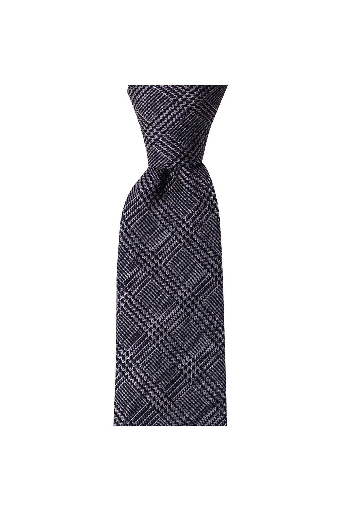 Lacivert renkli 7 cm genişliğinde kravat