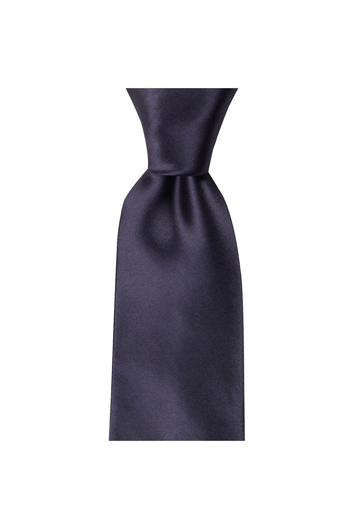 Gri renkli 8 cm genişliğinde saten kravat