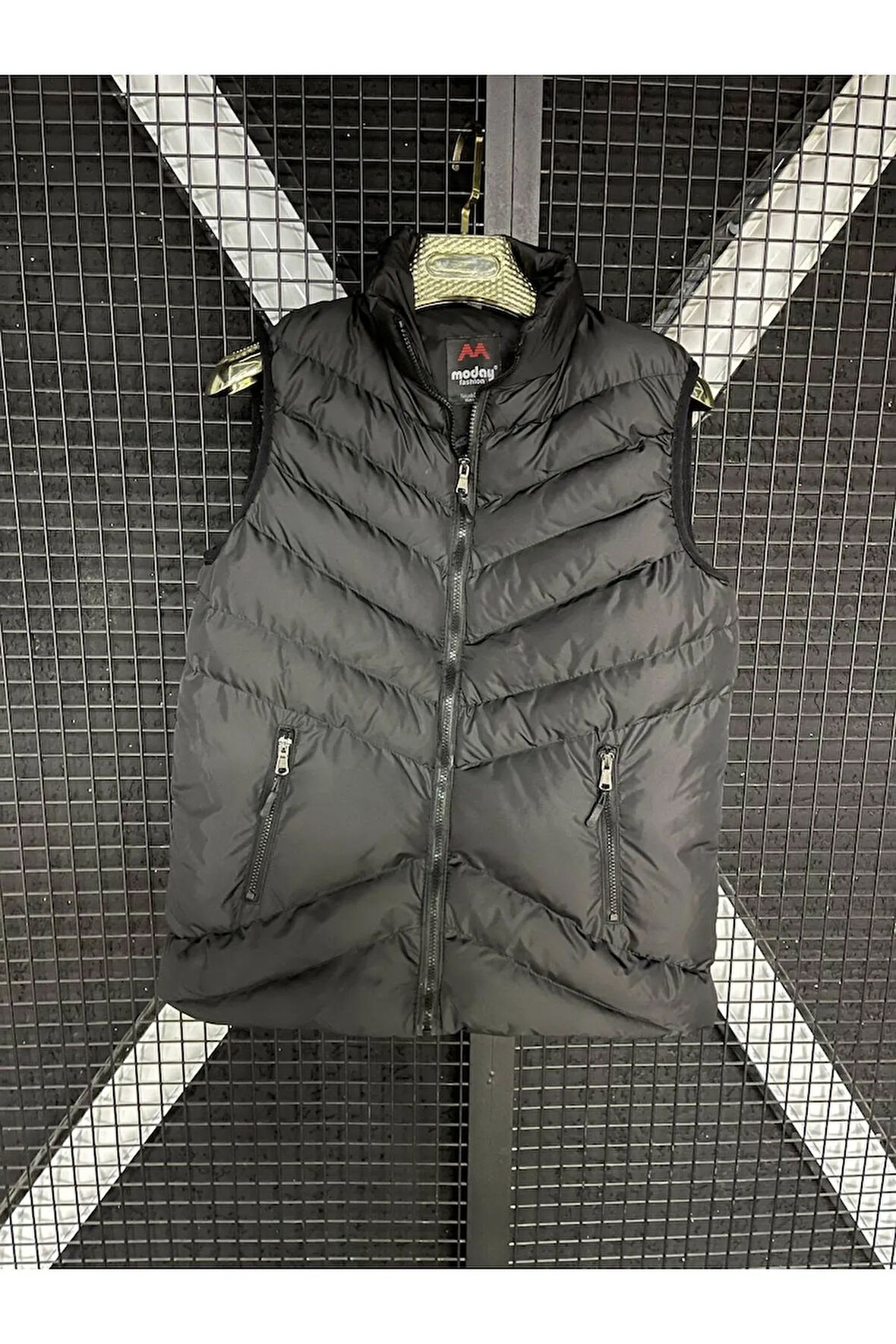 Erkek Lacivert Vip Model Spor Dolum Şişme Yelek