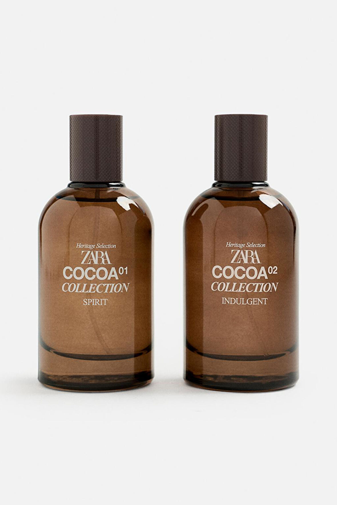ZARA COCOA 01 COLLECTION SPIRIT&ZARA COCOA 02 COLLECTION INDULGENT EDP 2X100 ML