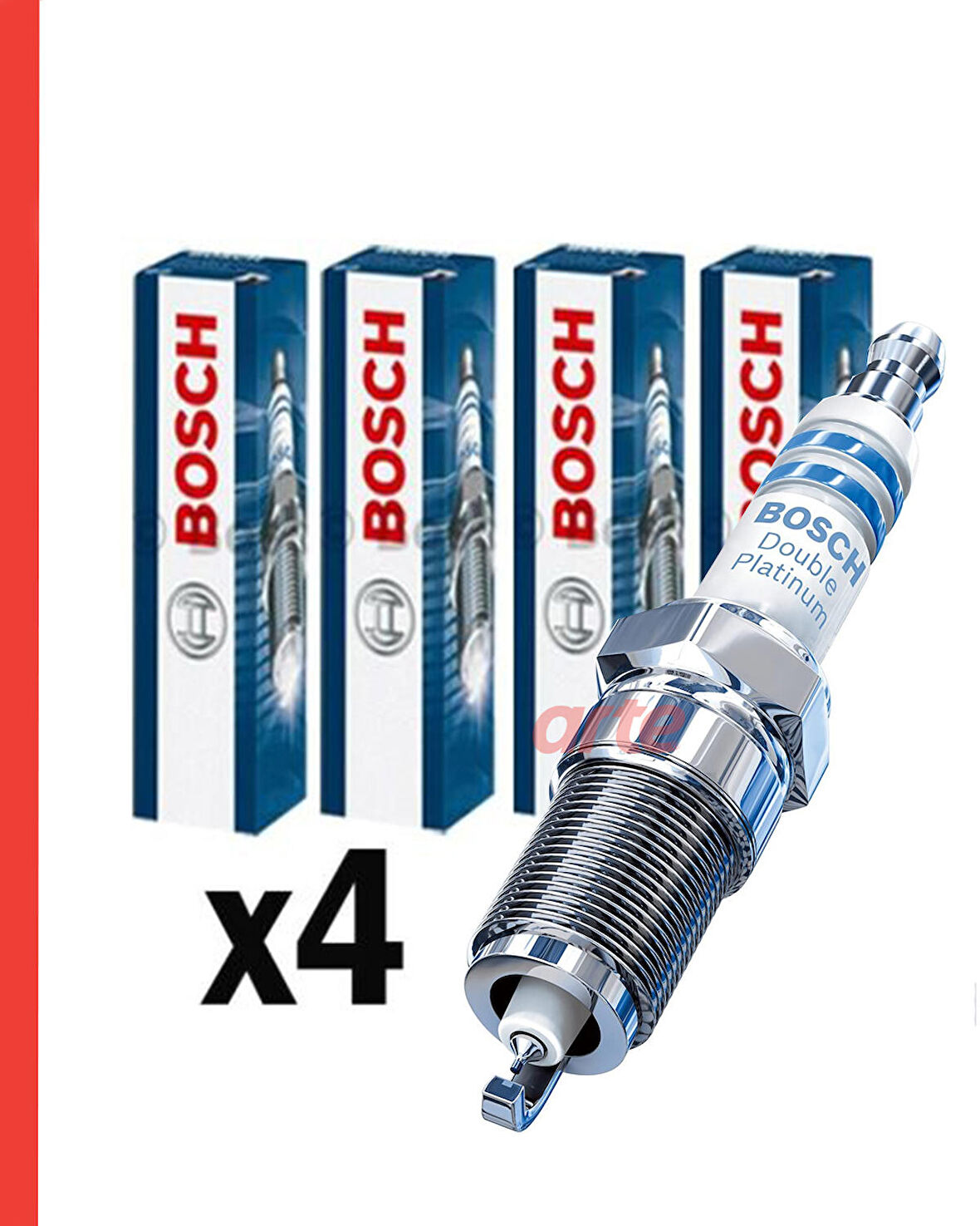 Bosch Audi A3  1.5 TFSI 2017 - 2018 Platinyum İridyum Evo Buji 4 Adet