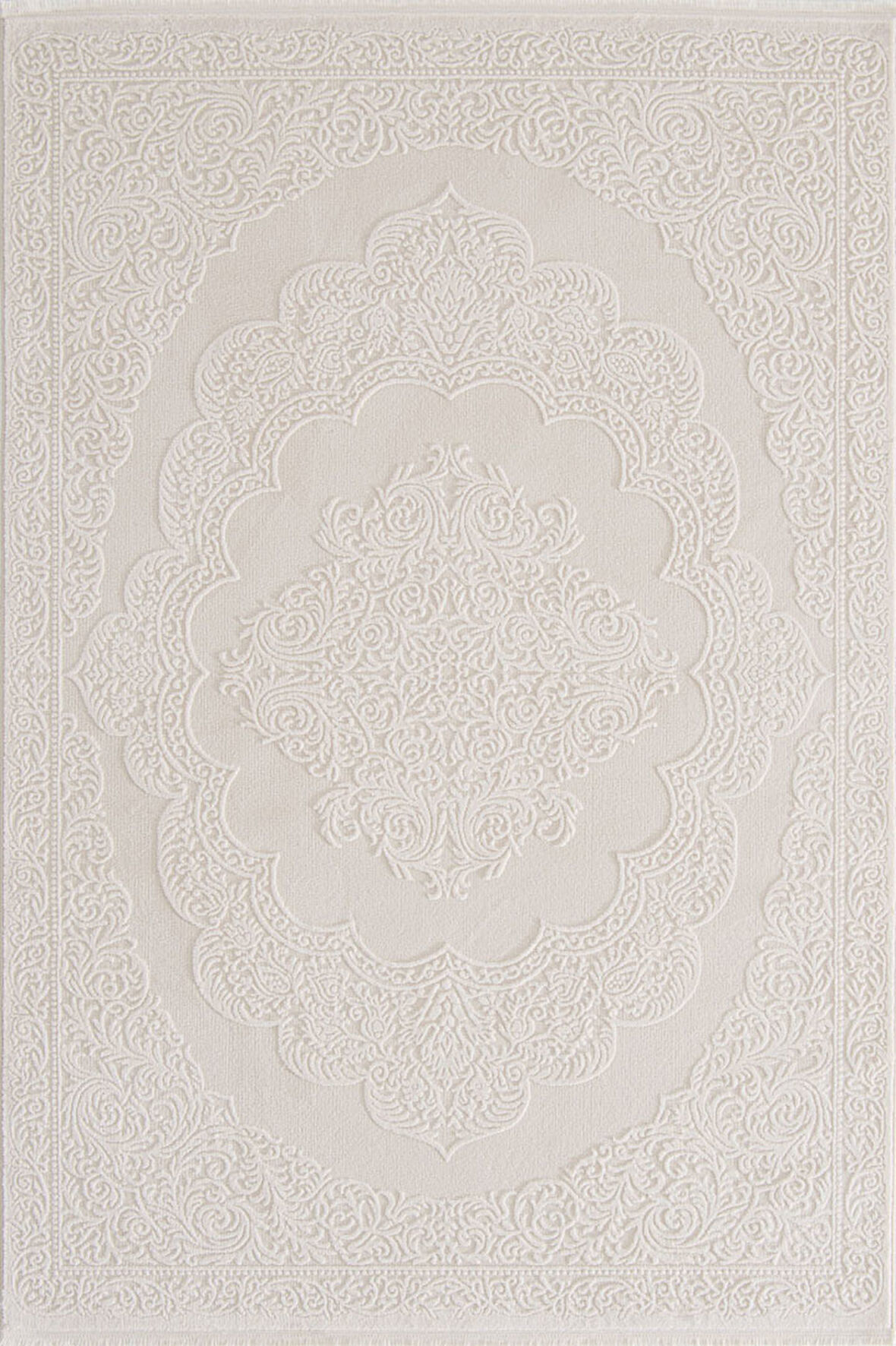 Enti Halı Akik Koleksiyonu Akrilik Dokuma 8601 Beyaz