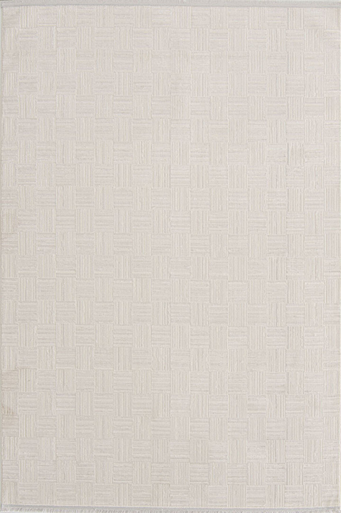 Enti Halı Lune Koleksiyonu Saçaklı Halı 8704 Beyaz