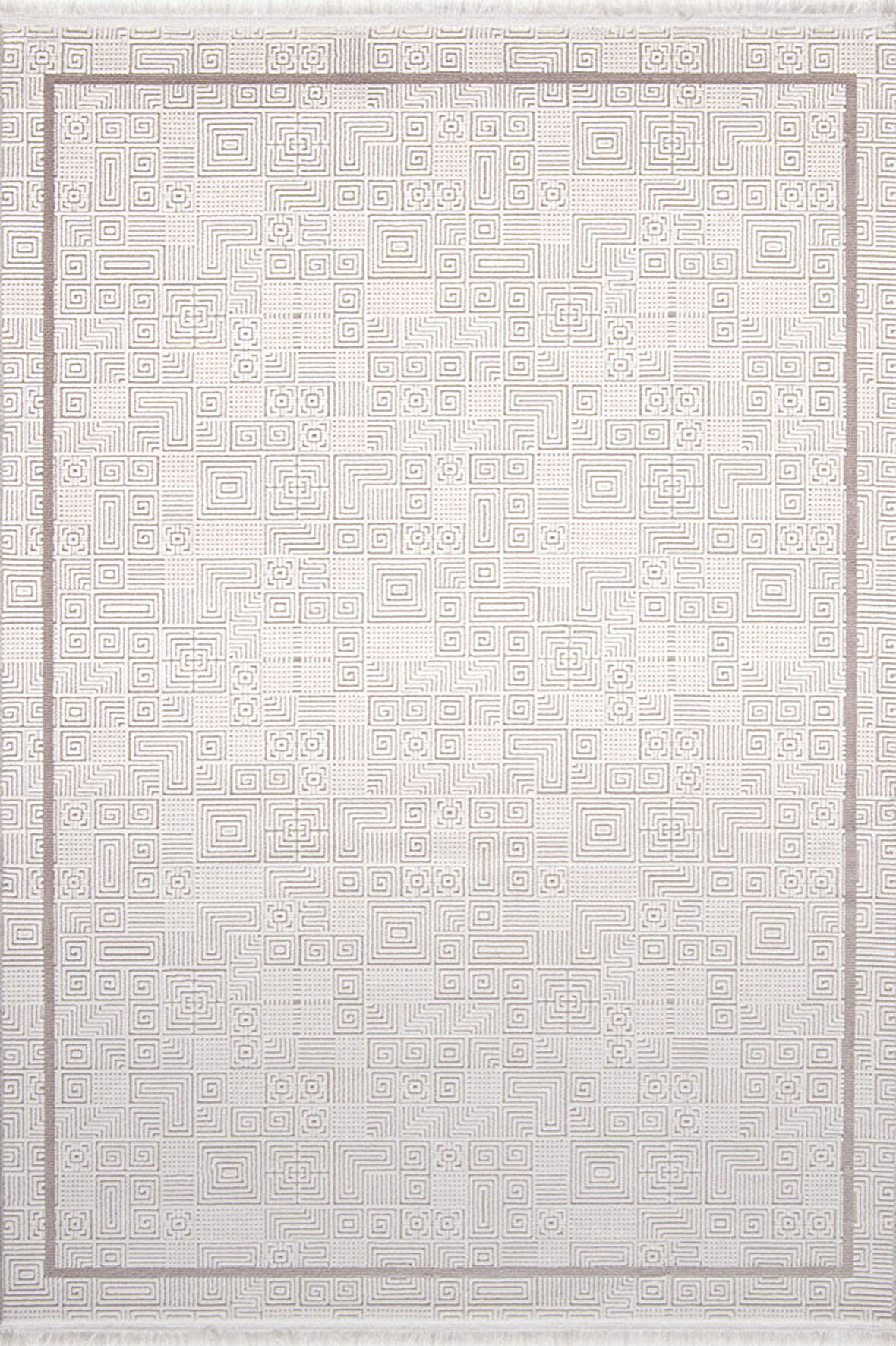 Enti Halı Miras Koleksiyonu Akrilik Saçaklı Halı 6812 Kahve