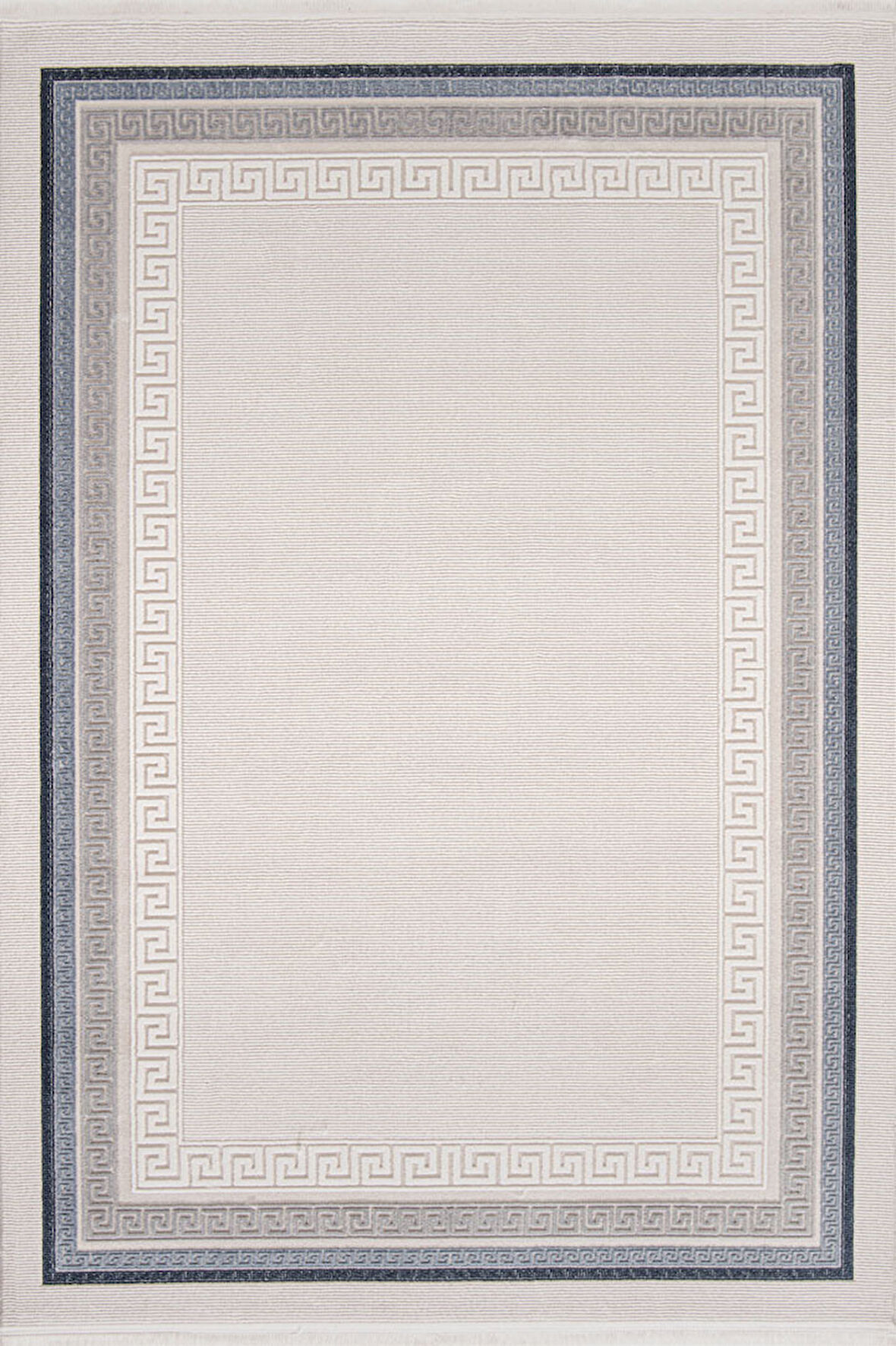 Enti Halı Miras Koleksiyonu Akrilik Saçaklı Halı 6811 Gri-Mavi