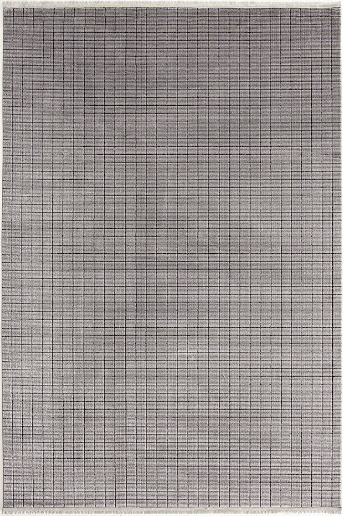 Enti Halı Lavin Koleksiyonu Akrilik Saçaklı Halı 4813 Gri