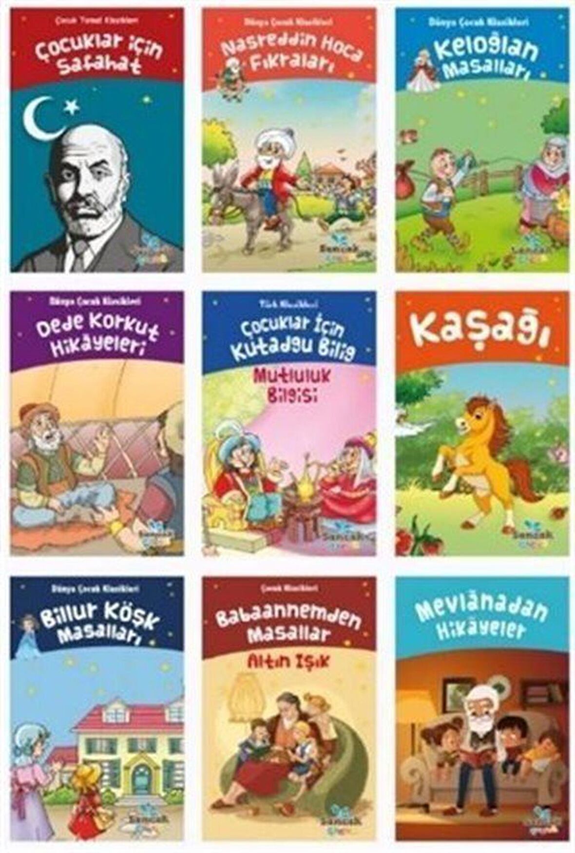 Türk Çocuk Klasikleri Seti (9 Kitap Takım)