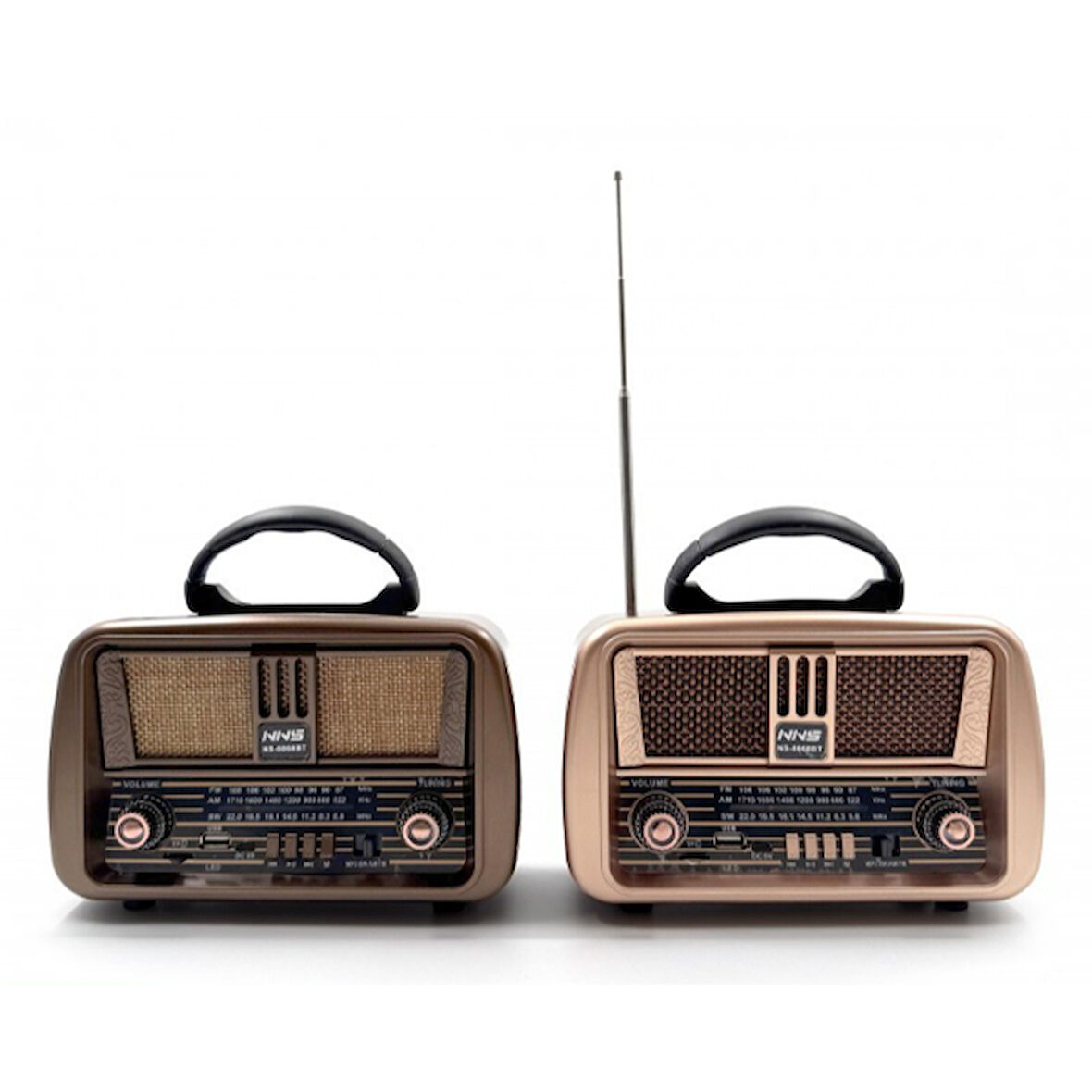 Klasik Taşınabilir Model Nostaljik Radyo