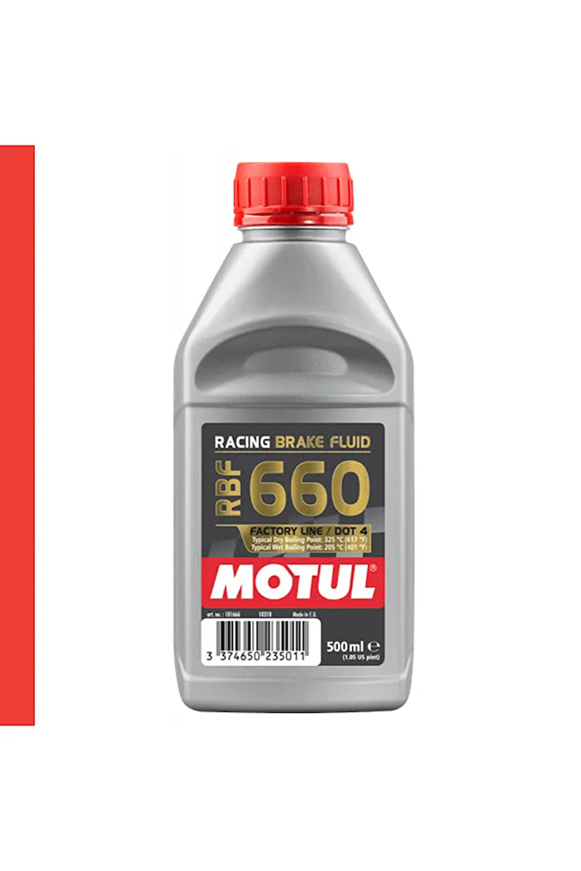 Motul RBF 660 Racing Fren Hidroliği 500 ml – Yüksek Performanslı DOT 4 Factory Line