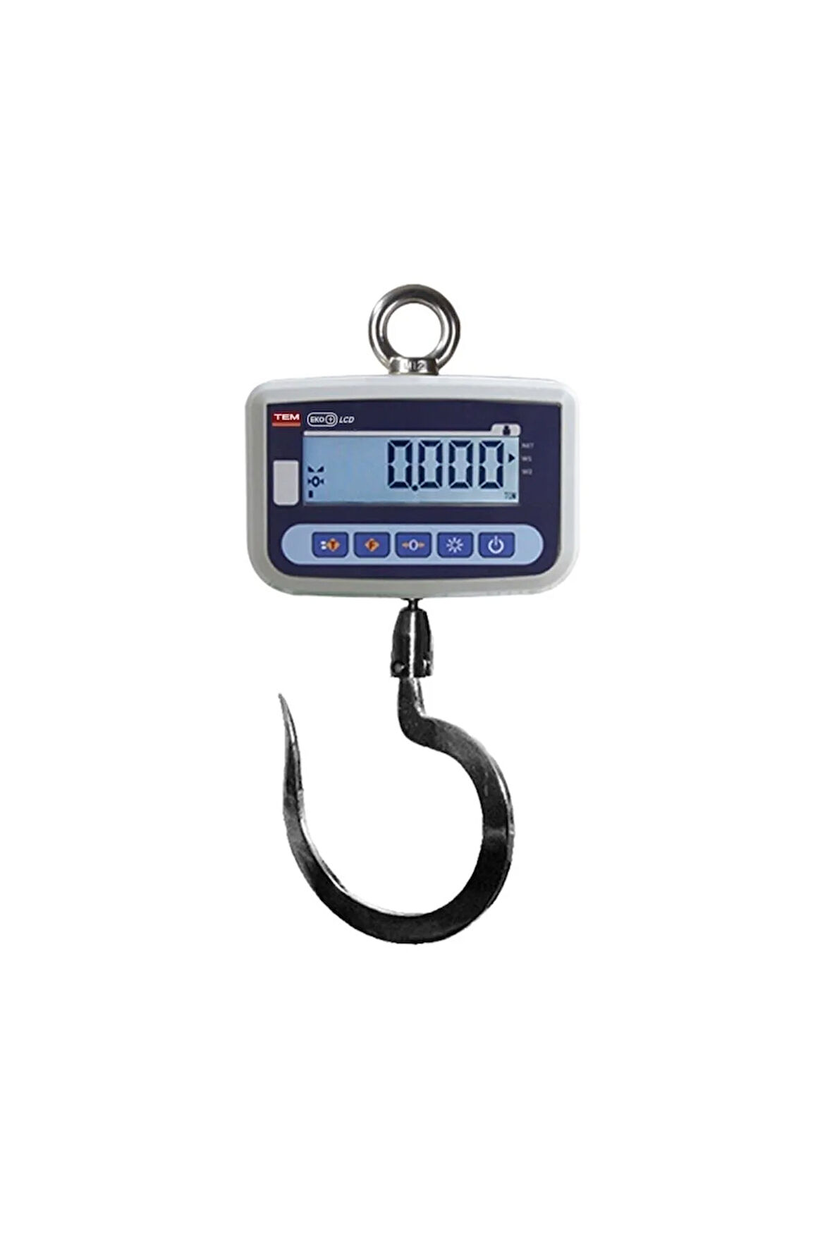 Tem  Eko Artı Lcd Çengel Baskül 1000  kg Ceko + Lcd 1000 v