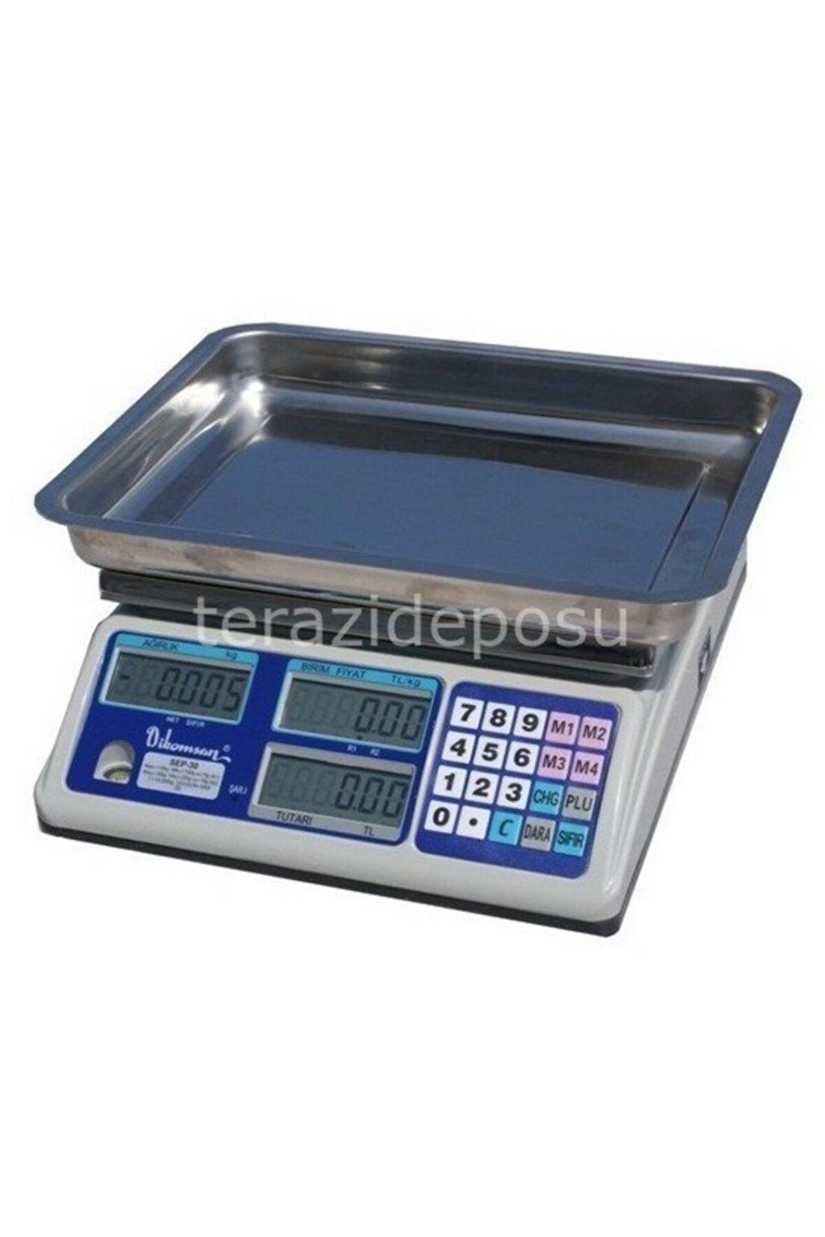 Sep-c 15 Kg. 2/5 Gr. Fiyat Hesaplamalı Terazi