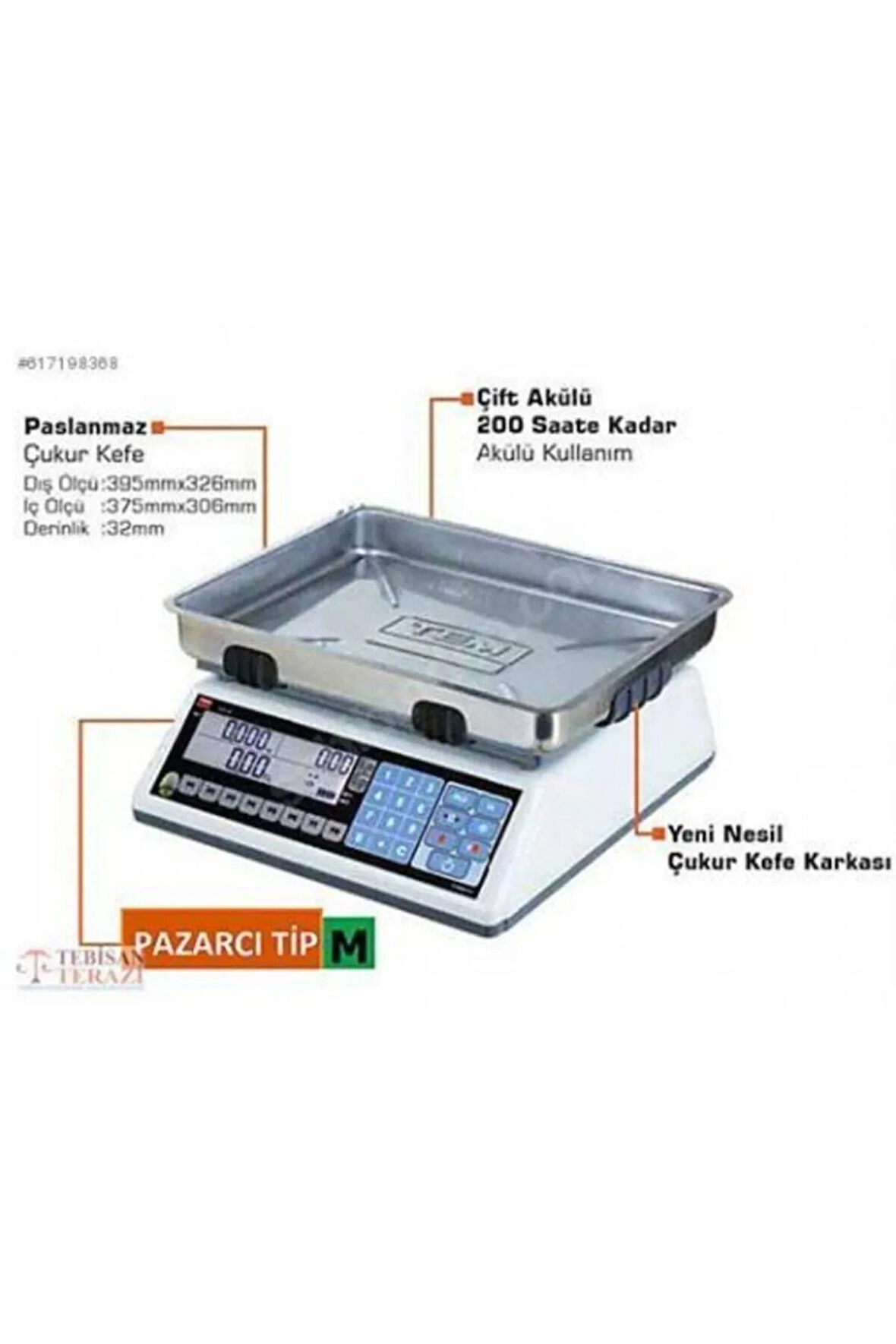 Ege-m 60 Kg Fiyat Hesaplamalı Terazi
