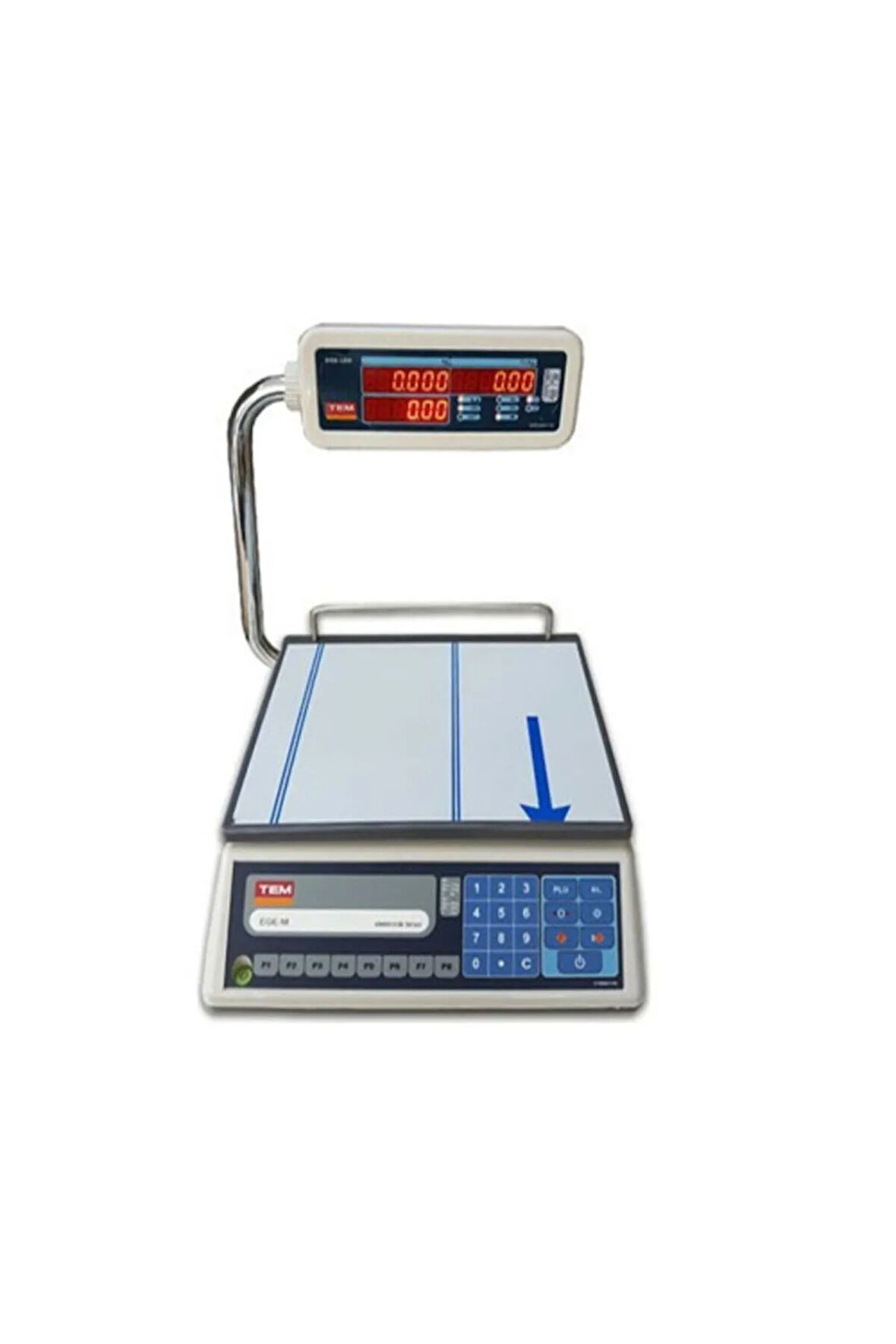 Ege-led Hesaplamalı Katlanır Boyunlu Terazi 30 Kg