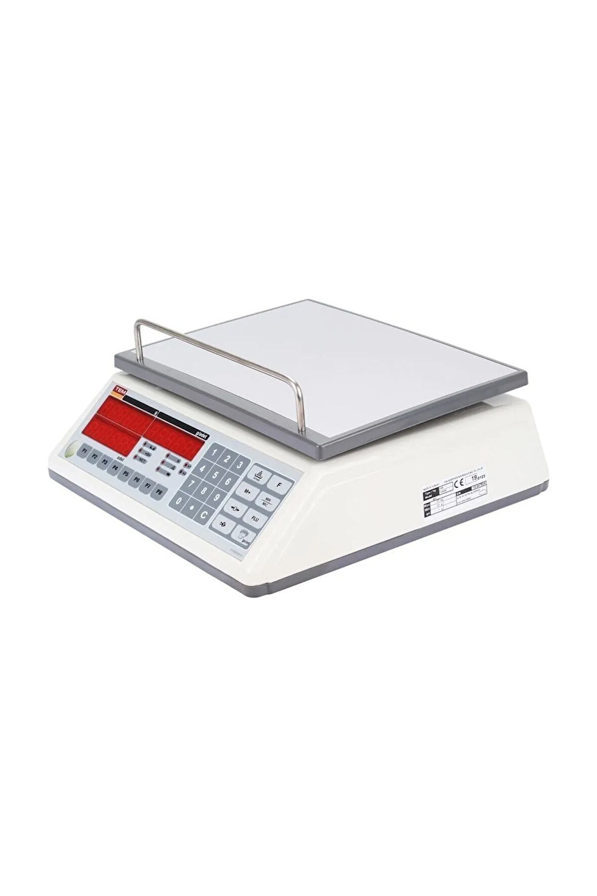 Tem Tns030D Nsb-30Kg Düz Kefe Sayıcı Terazi