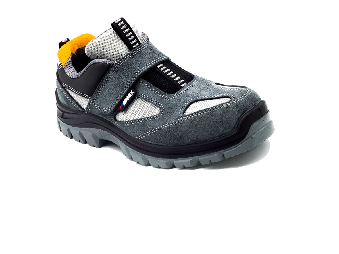 Emex M1020 S1 Süet Cırtlı Çelik Burunlu İş Ayakkabısı