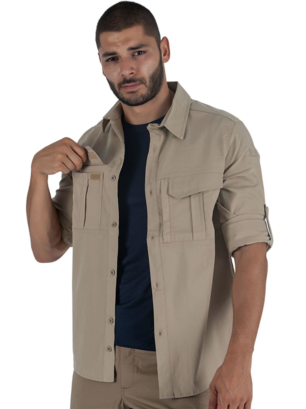 Combat 424 Tactical Outdoor Fermuar Cepli Koruma Swat Gömlek