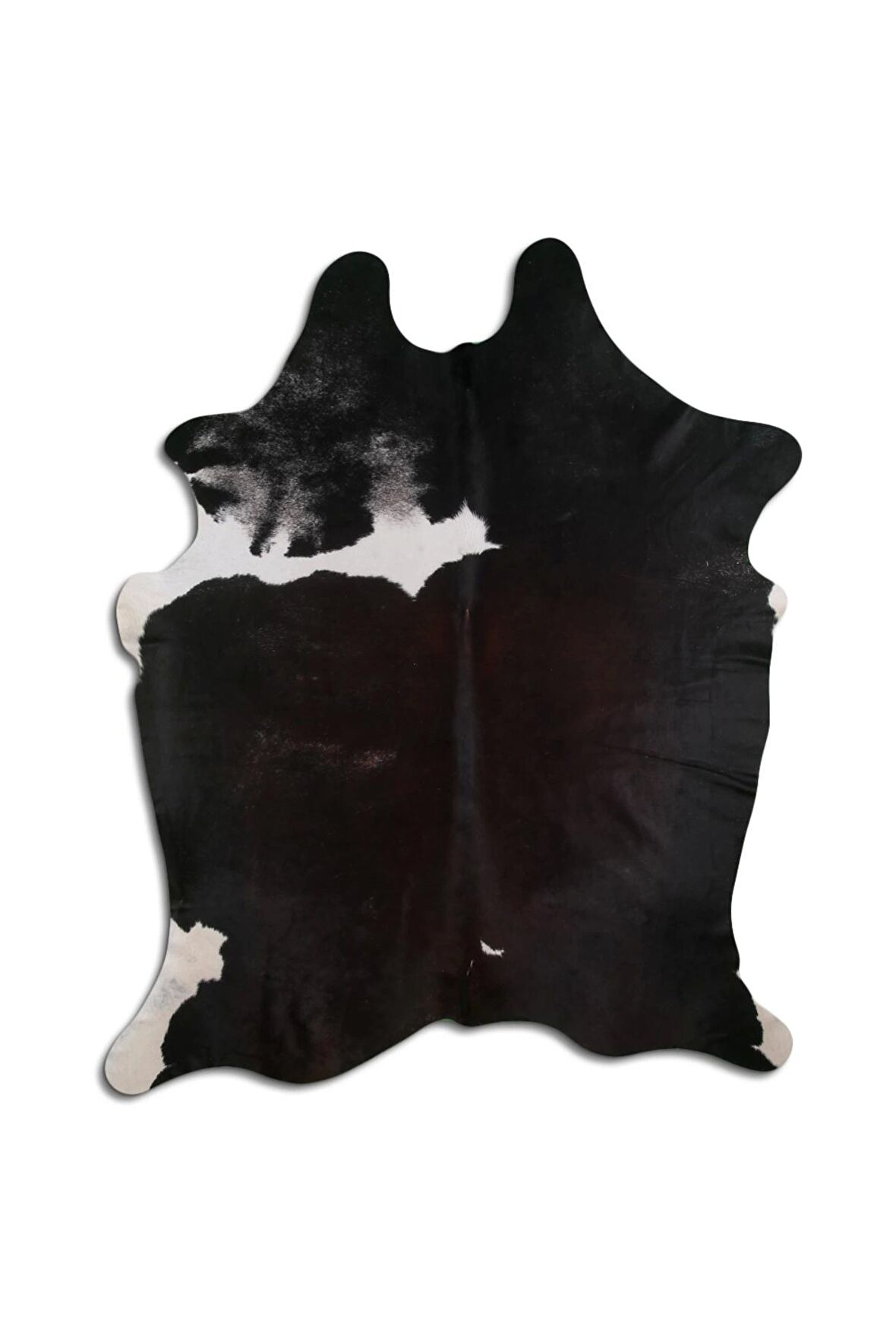 Hakiki Deri Dana Postu Kahve Beyaz 200 x 240 cm