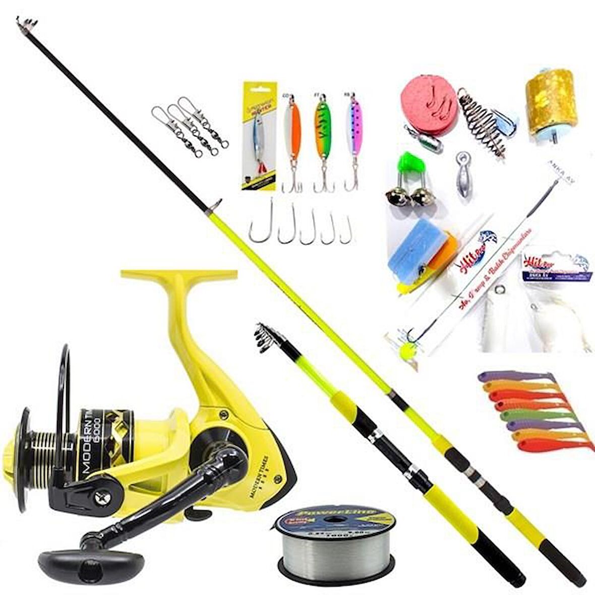 Remixon Modern Times 4000 Speed 2.70 mt Olta Takımı 40 lı set Sarı