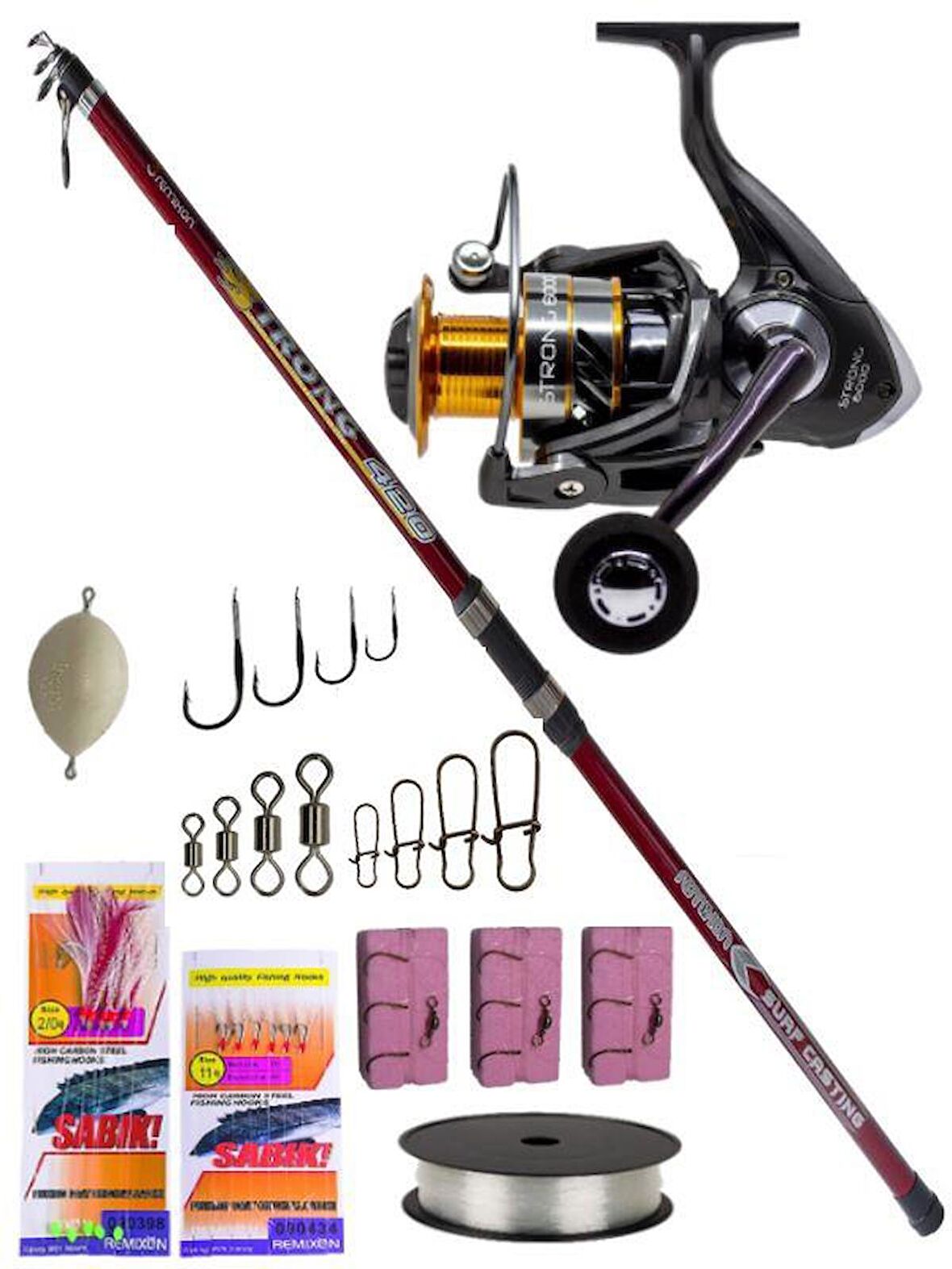 Remixon Strong 4.20 mt & Remixon Strong 6000 Surf  Seti Mavi