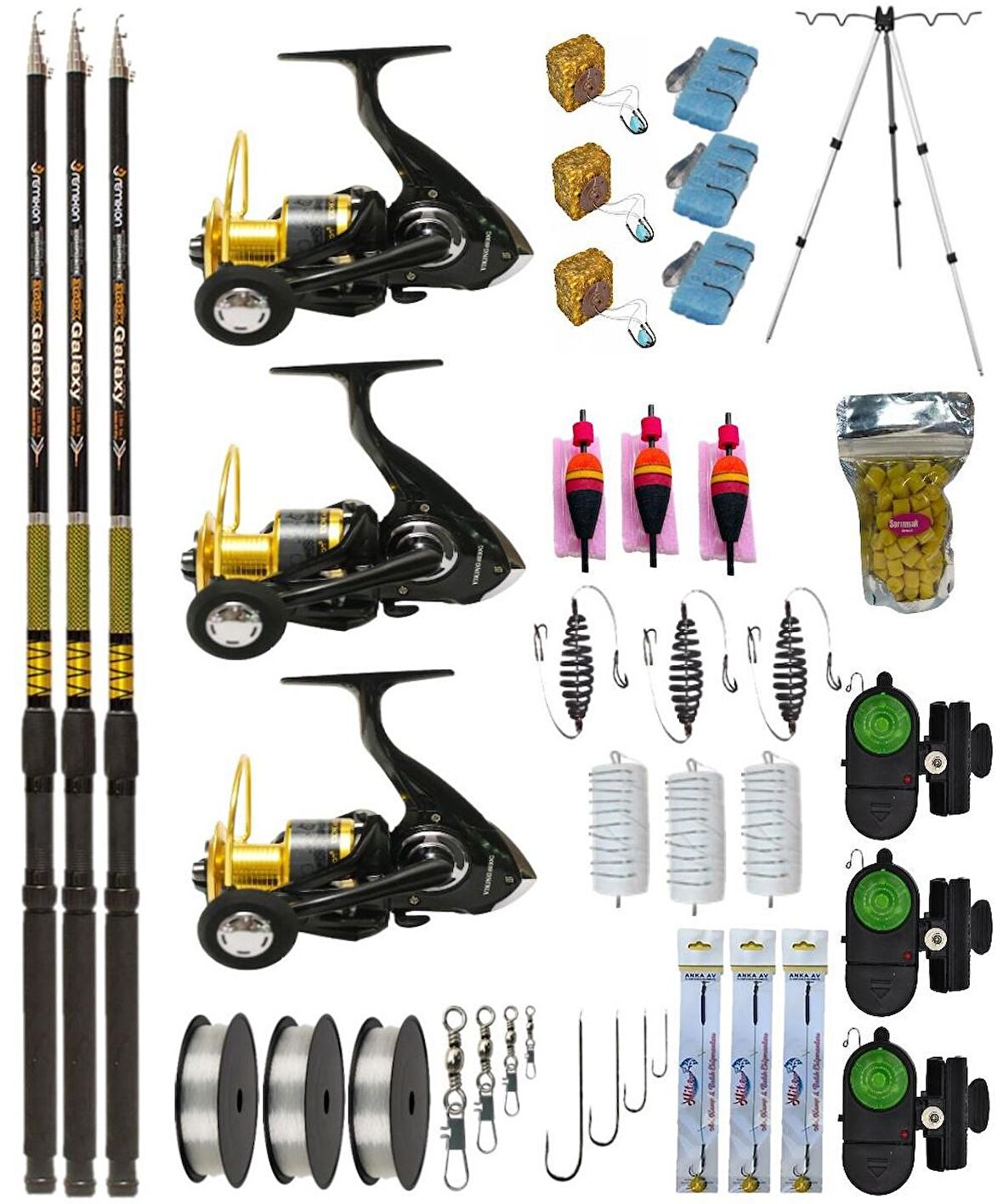 GALAXY 2,70 MT - VIKING GOLD 4000 3'LÜ SET