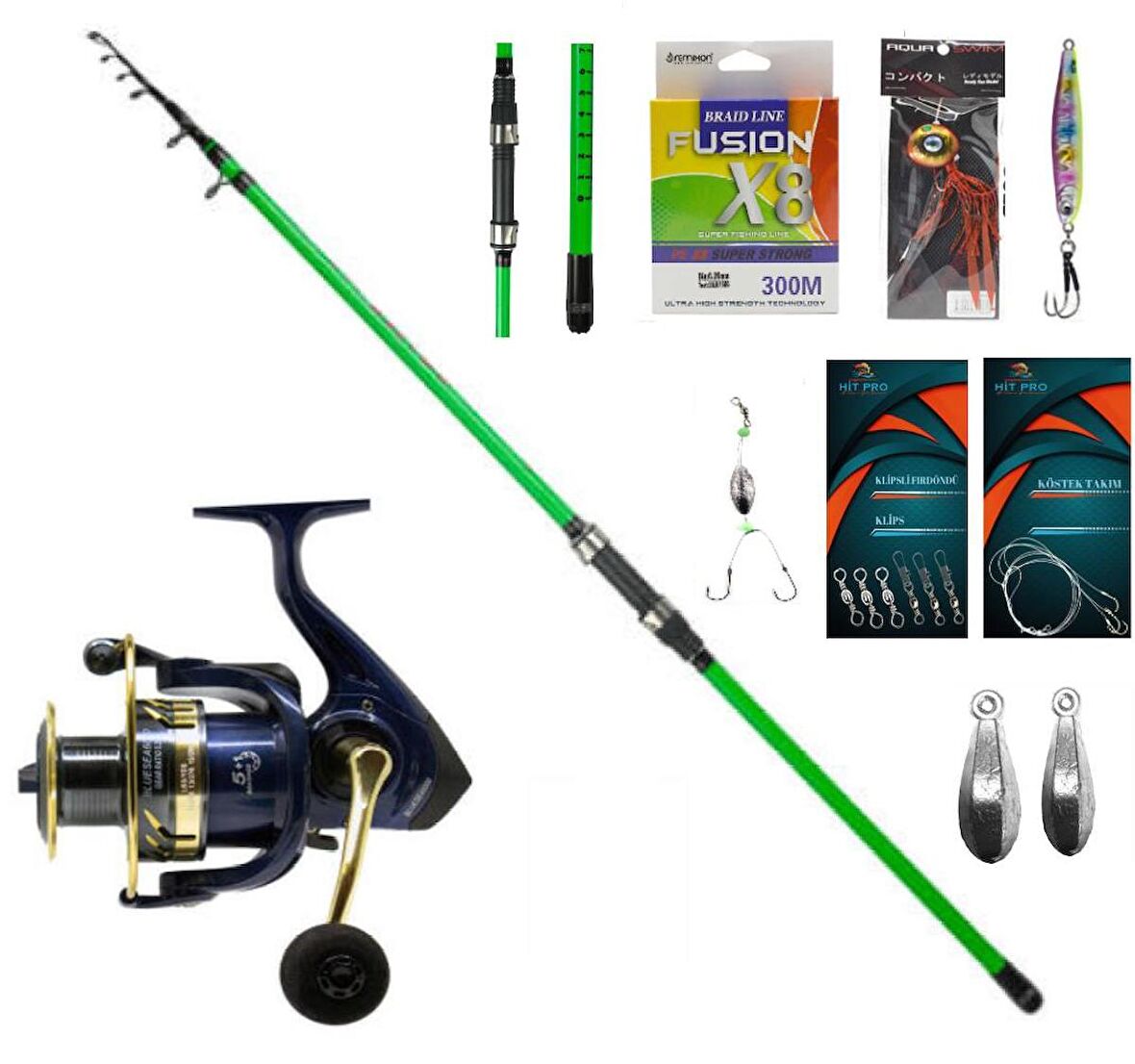 REMİXON SONIC 2,10 MT - BLUESEA 6000 TEKNE SETİ 